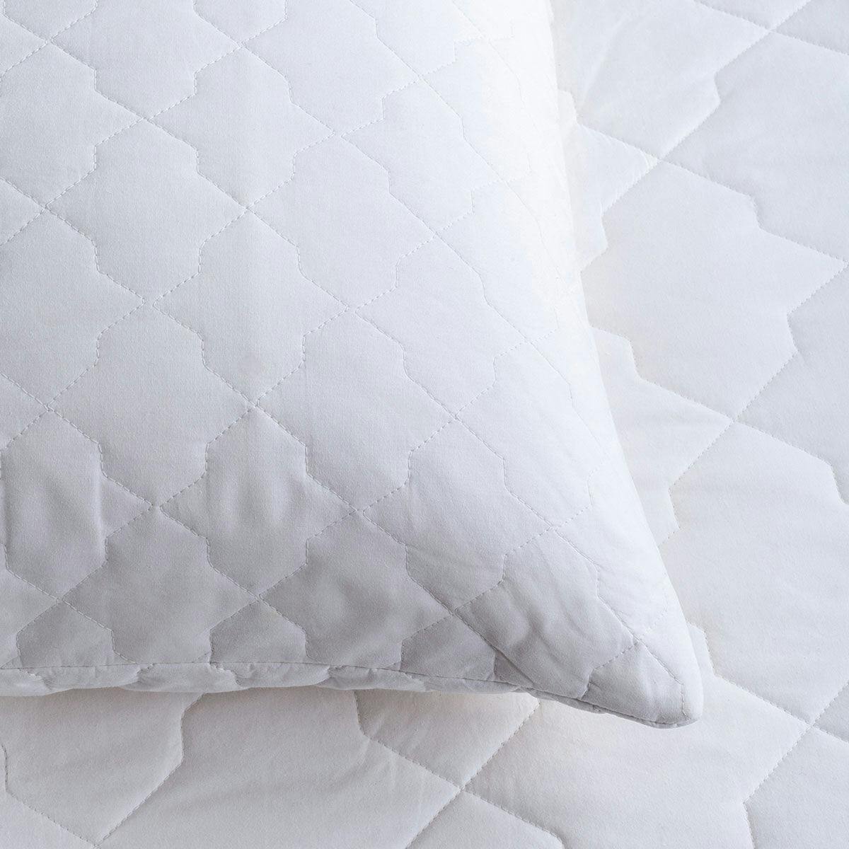 Rackhams Quilted Cotton Pillow Protector - Standard - Pair