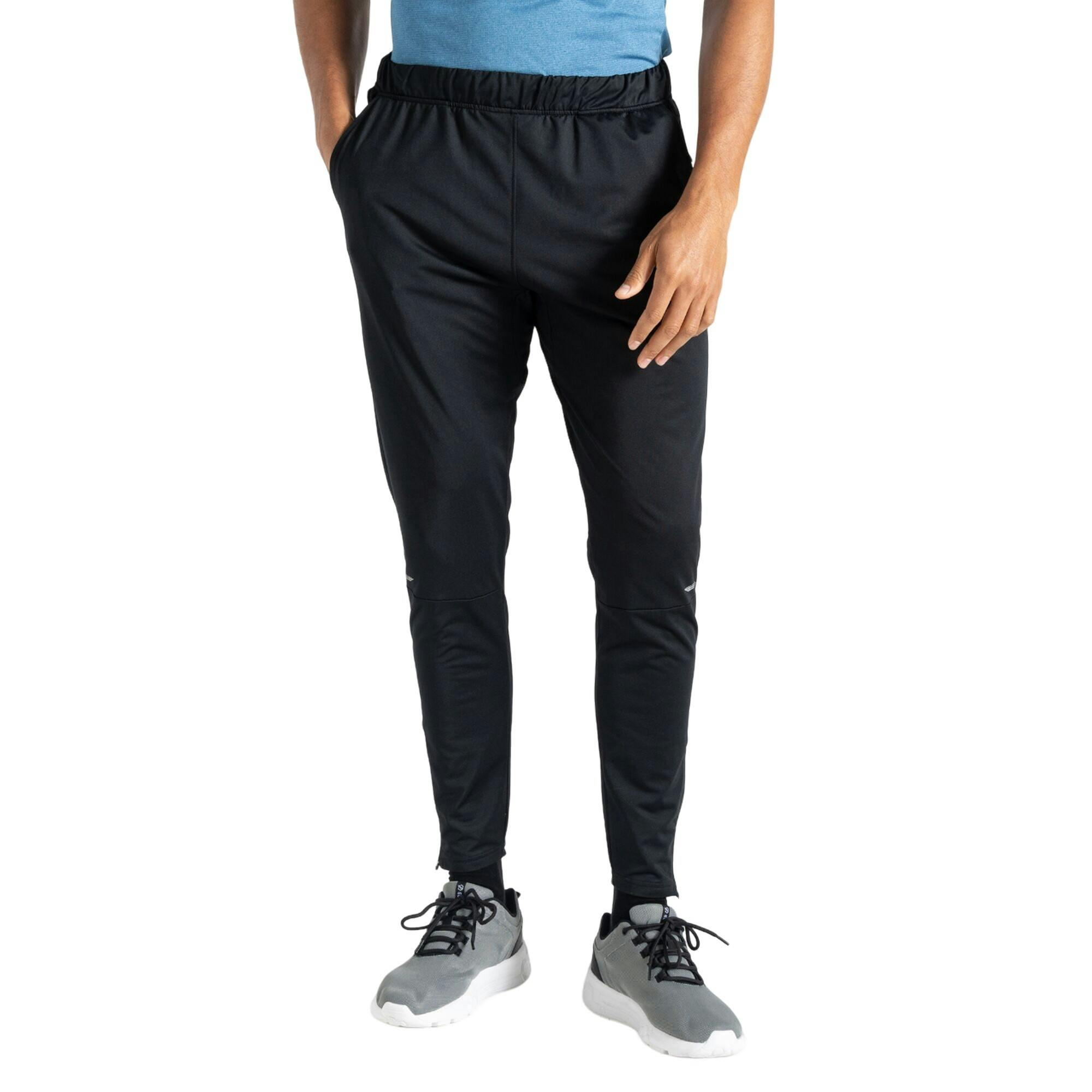 Dare 2B Men's Black Sprinted Jogging Bottoms - Xxl - 92% Polyester/8% Elastane