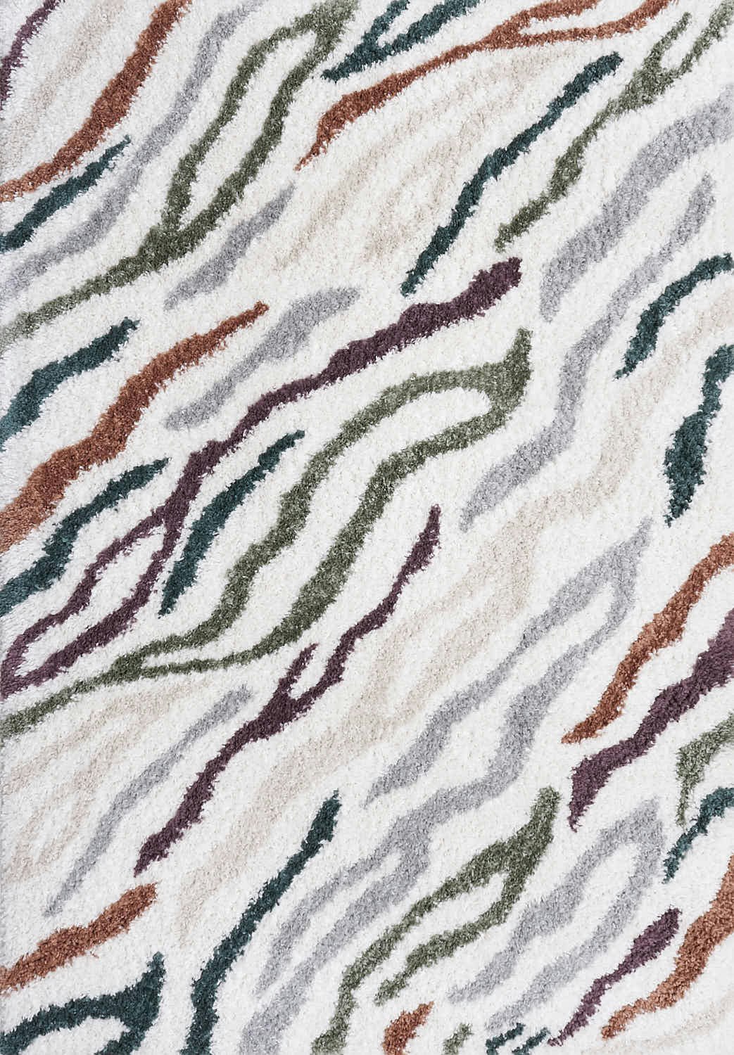The Rugs Moodi Shaggy Multicolour Tidecrest Rug - 160X230 Cm
