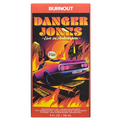 Danger Jones Orange Burnout Semi-Permanent Hair Colour 118Ml