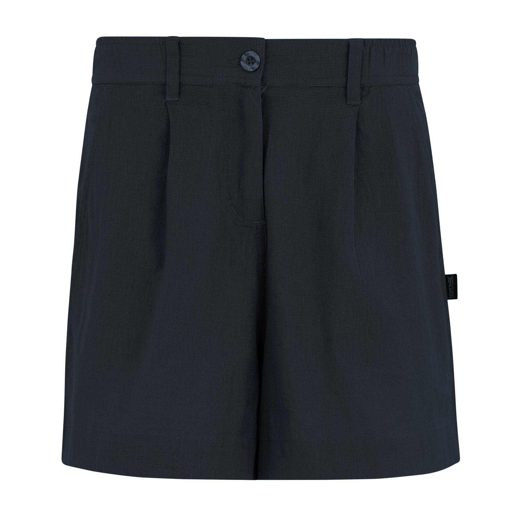 Regatta Women's Sabelle Shorts - Navy - 8 Uk - Navy - 50% Lyocell/50% Viscose