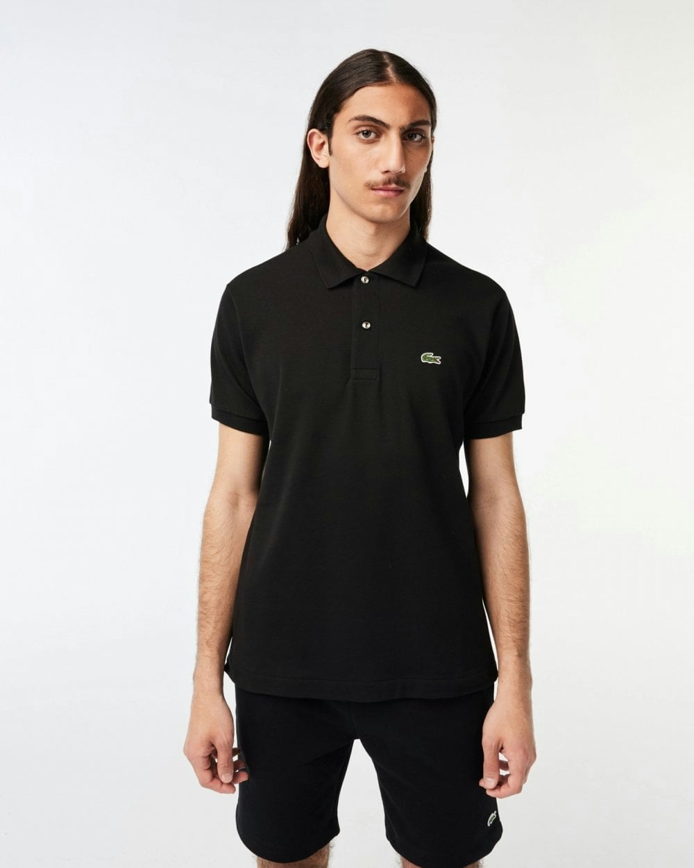 Lacoste Men's Black Classic Fit L.12.12 Short Sleeve Polo Shirt - 031 - 031 - S