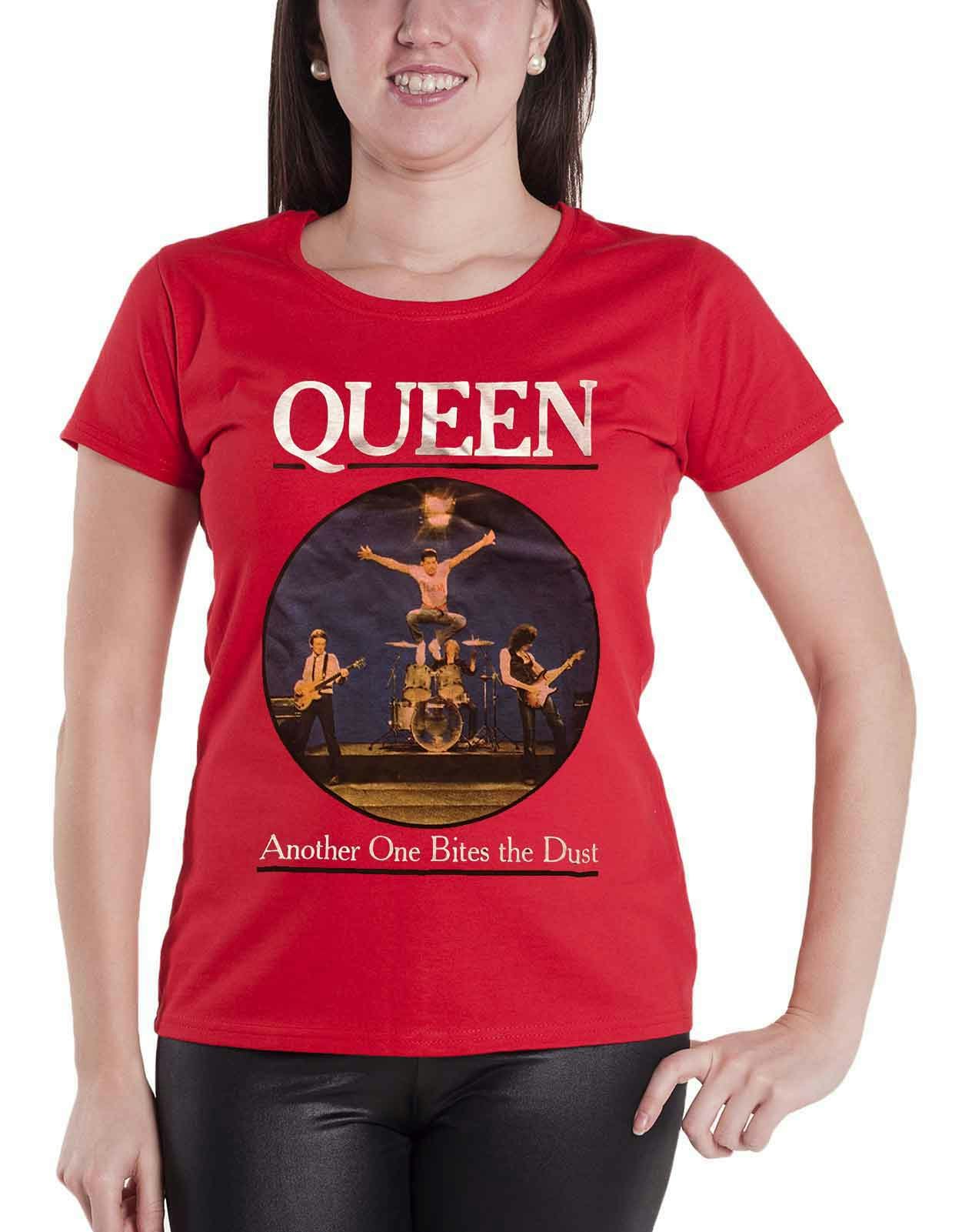 Paradiso Clothing Women's Red Queen Another One Bites The Dust Skinny Fit T Shirt - M