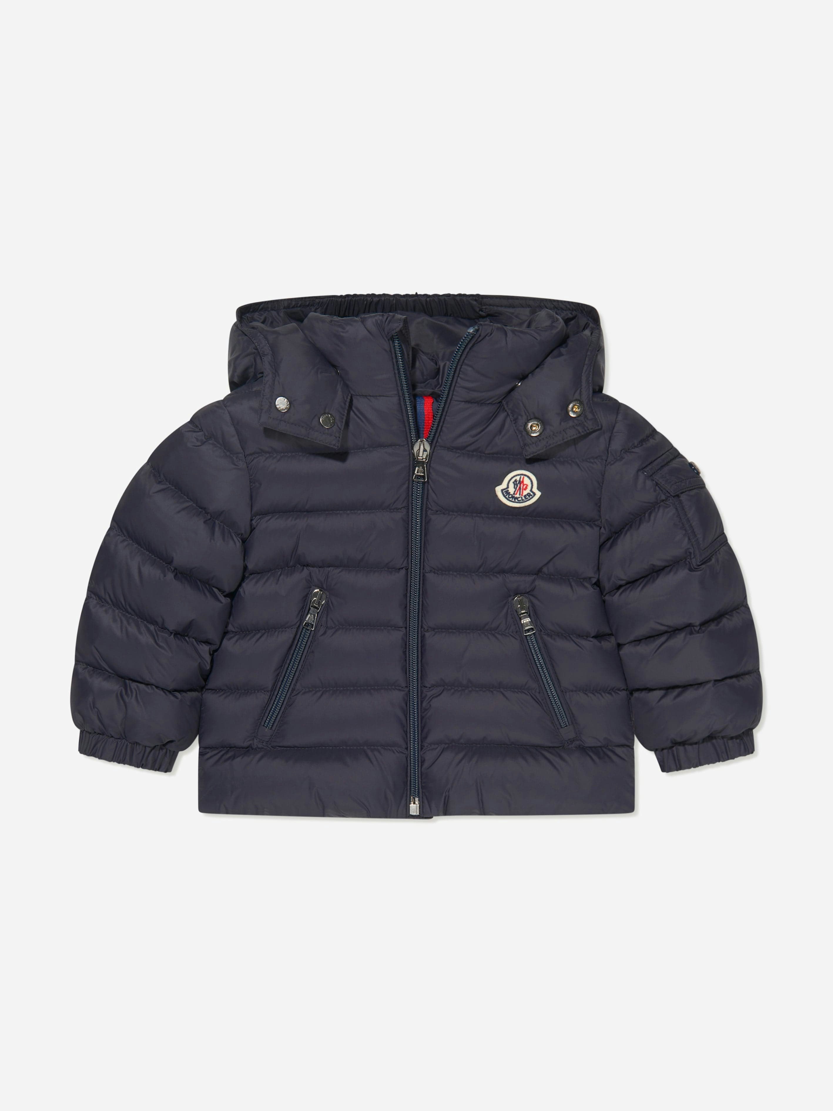 Moncler Enfant Unisex Infant Baby Down Padded Jules Jacket - Navy - 9 - 12 Mths