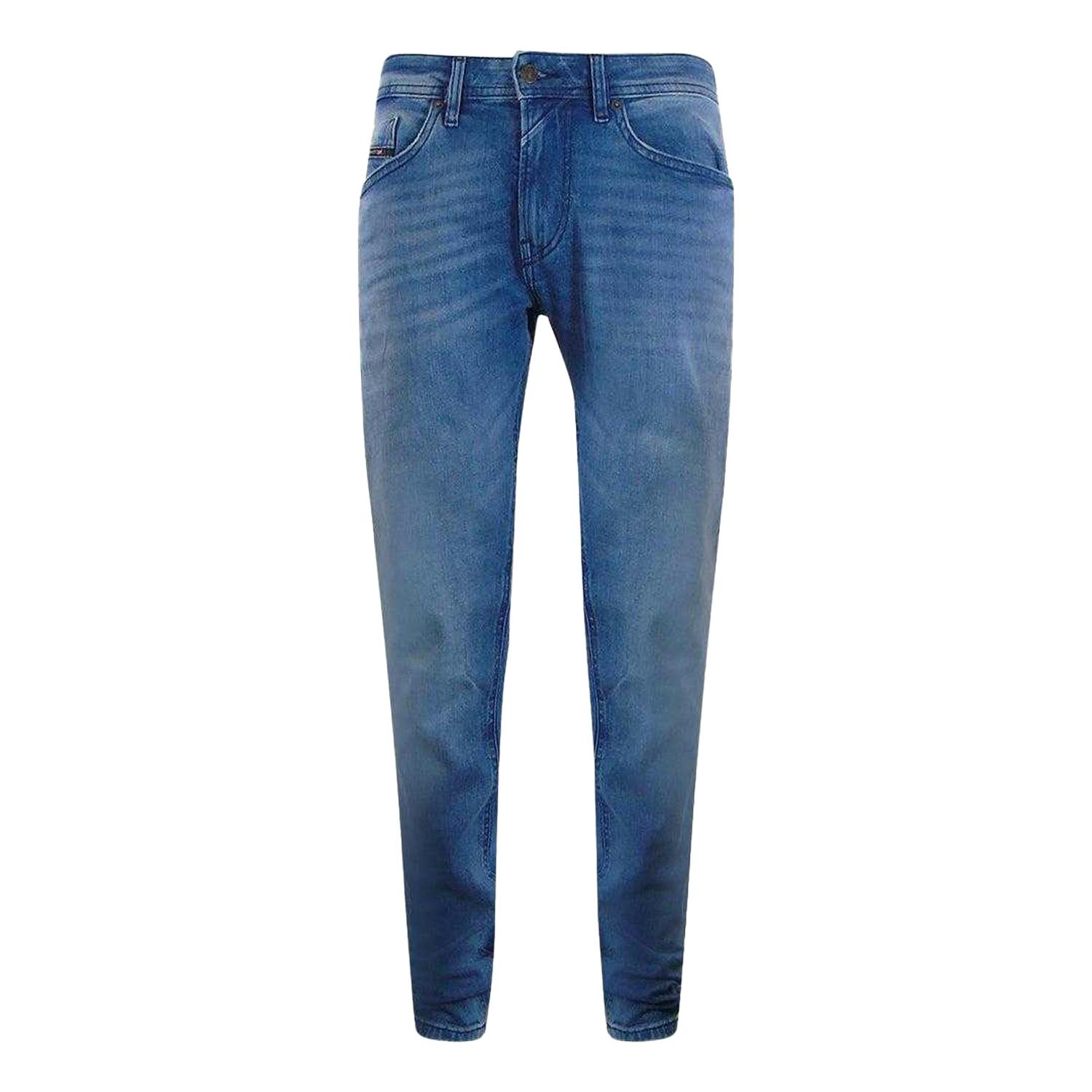 Diesel Men's Light/Blue Larkee-X Jeans - 31R - 99% Cotton/1% Elastane