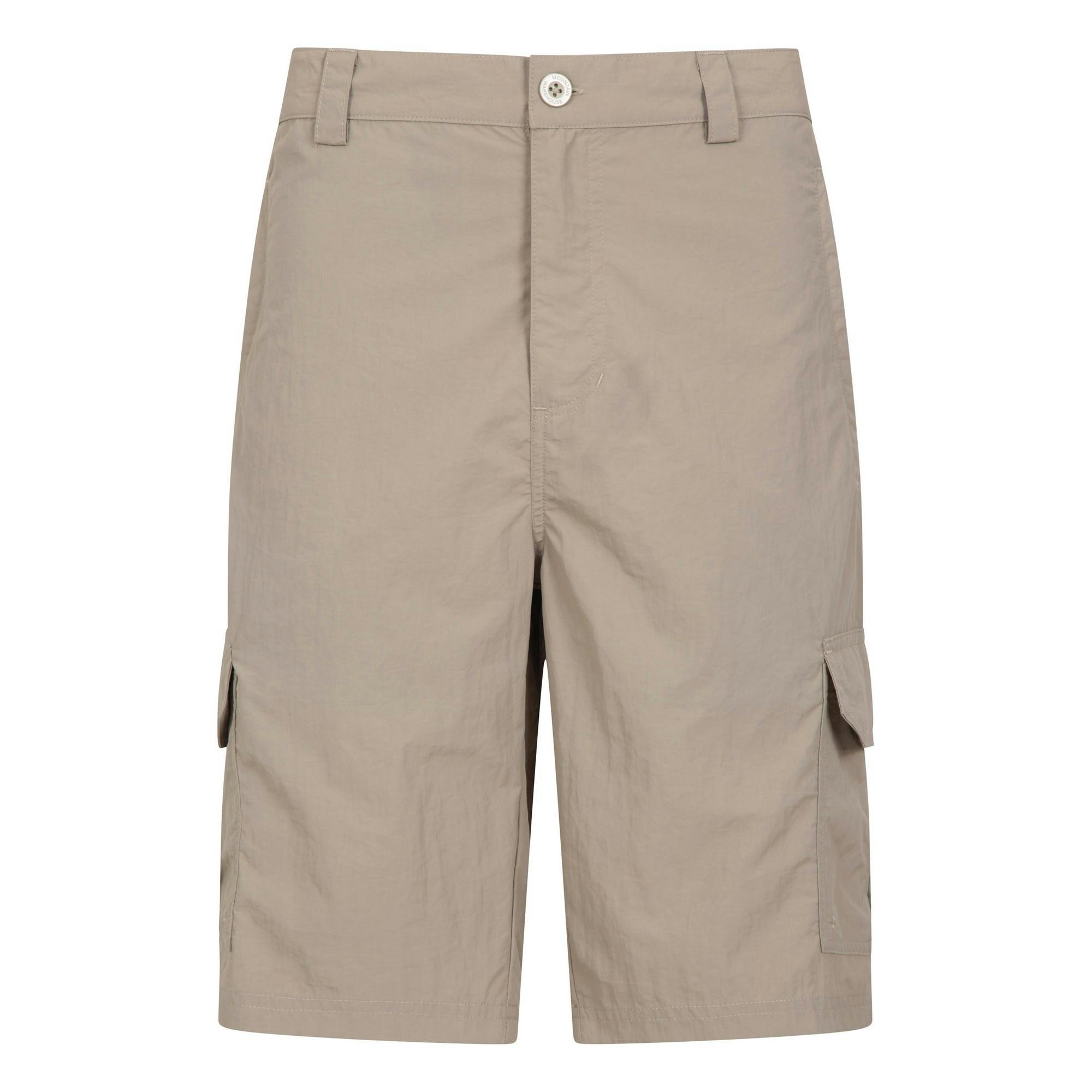 Mountain Warehouse Men's Beige Explore Cargo Shorts - 44R - 100% Nylon