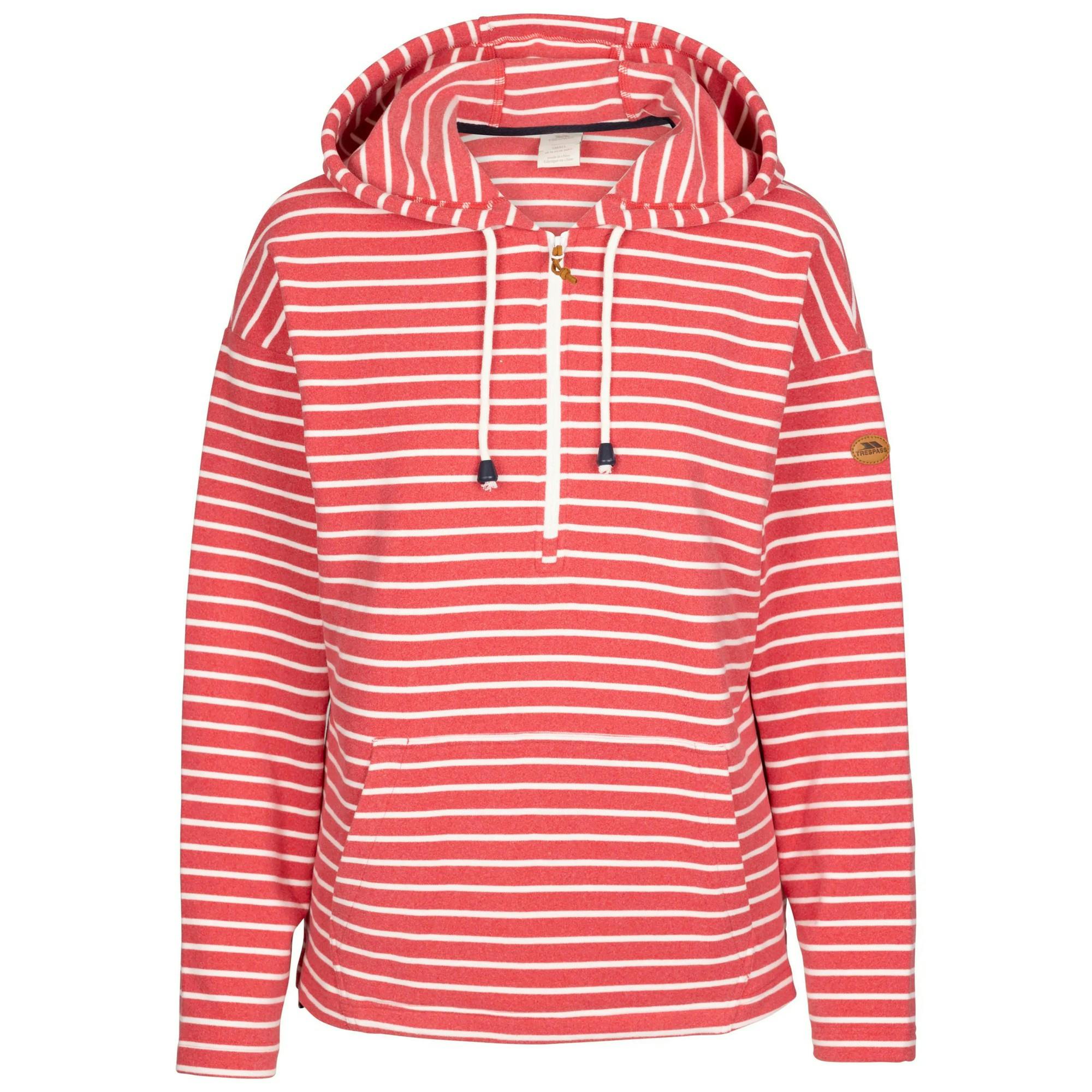 Trespass Women's Red Softly Hoodie - 3XL - 88% Polyester/12% Elastane