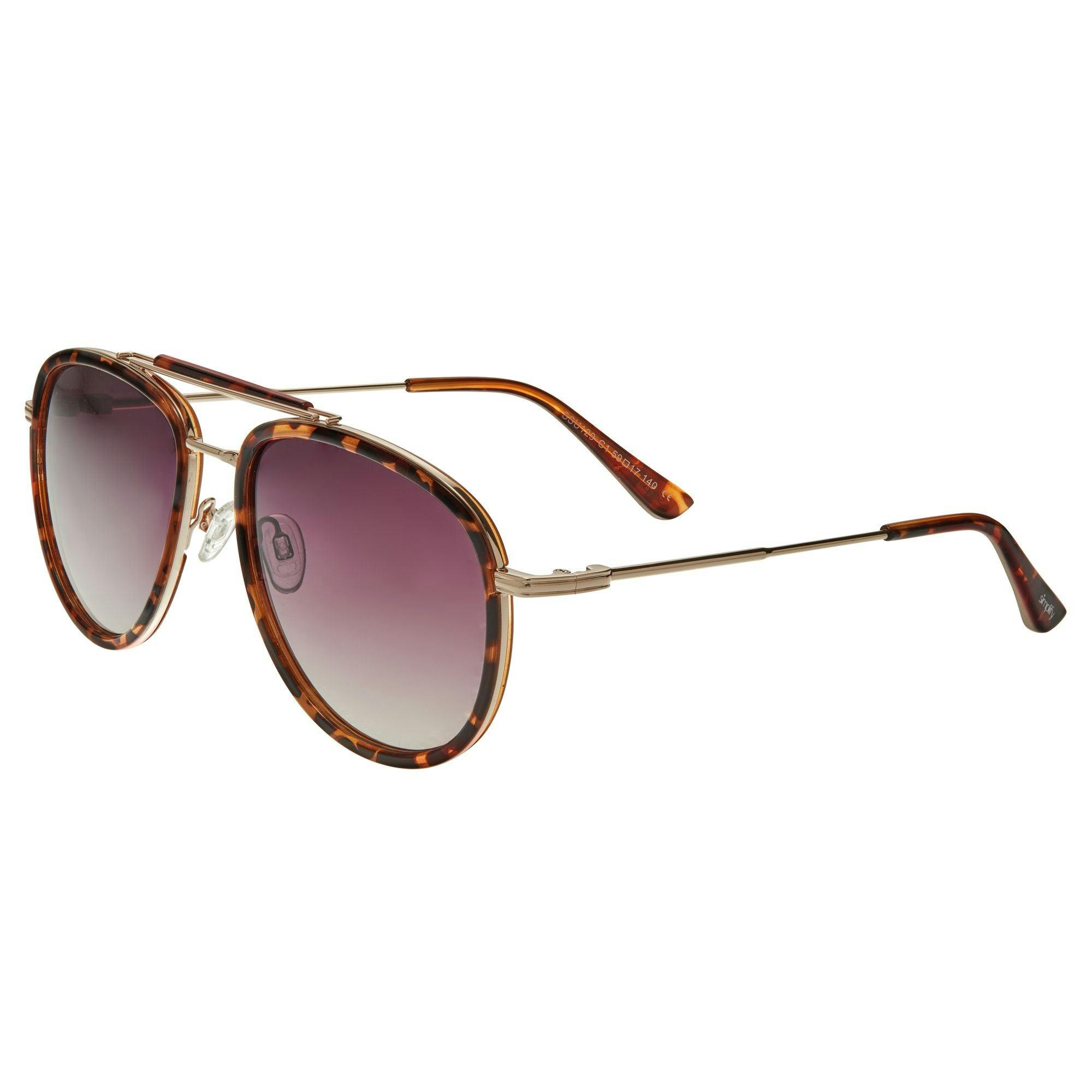 Simplify Silver/Blue Maestro Polarized Sunglasses