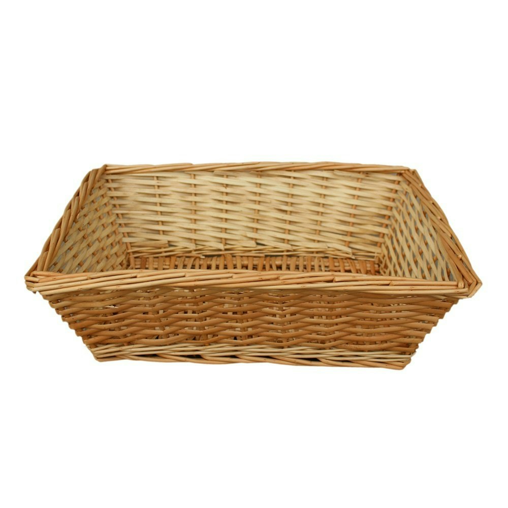 Red Hamper Tape Split Willow Serving Tray - Large