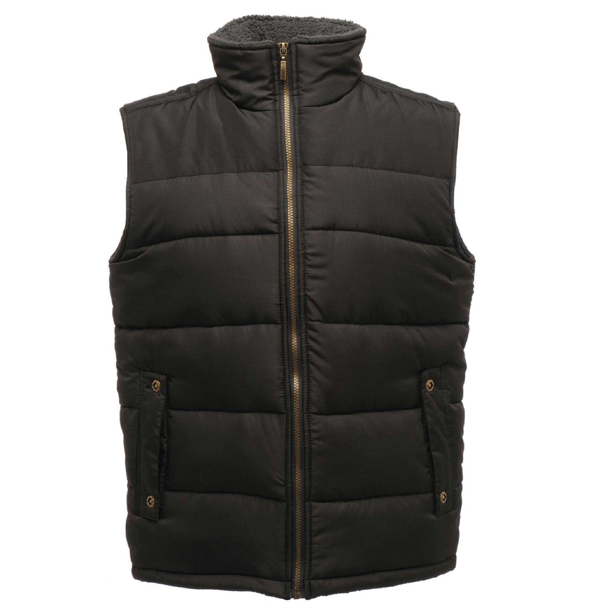 Regatta Men's Black Standout Altoona Insulated Bodywarmer Jacket - 3XL - 50% Micro Poplin/50% Polyester