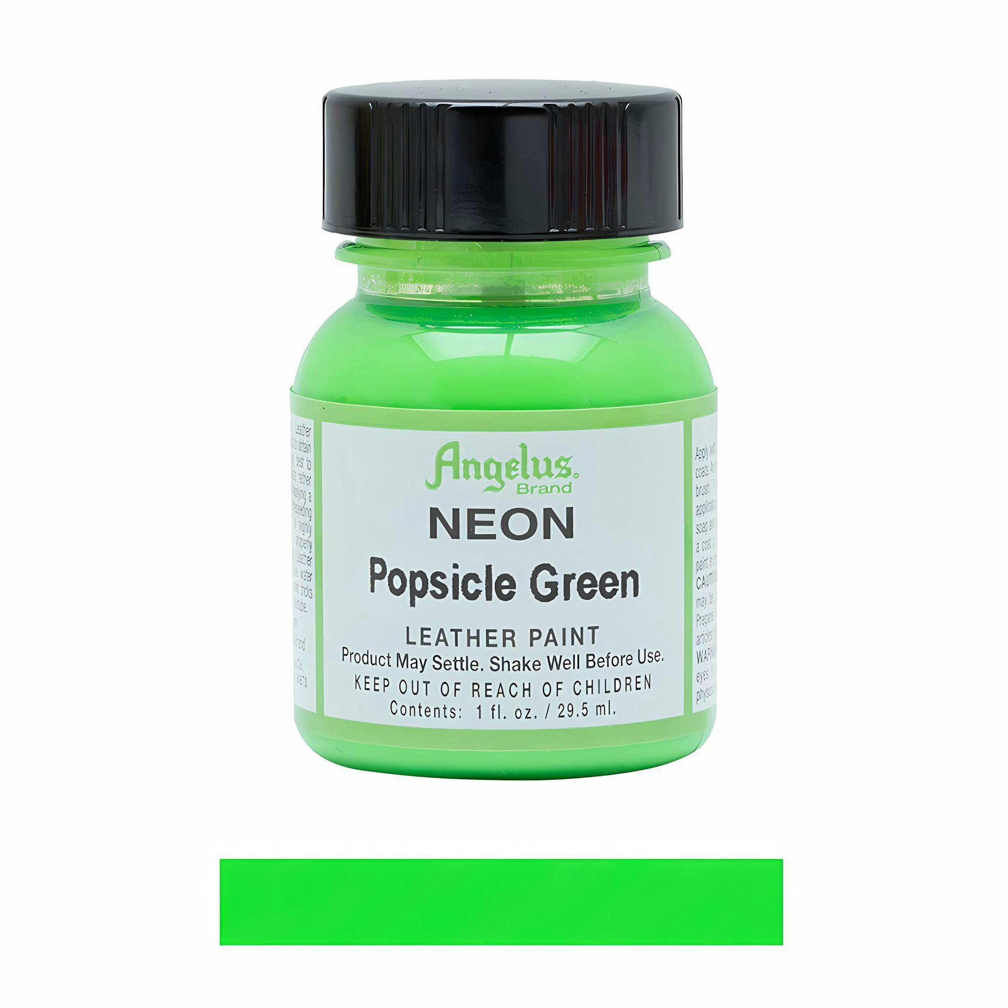 Rackhams Green Neon Leather Paint For Sneaker Customs And Shoes 1Oz - Popsicle