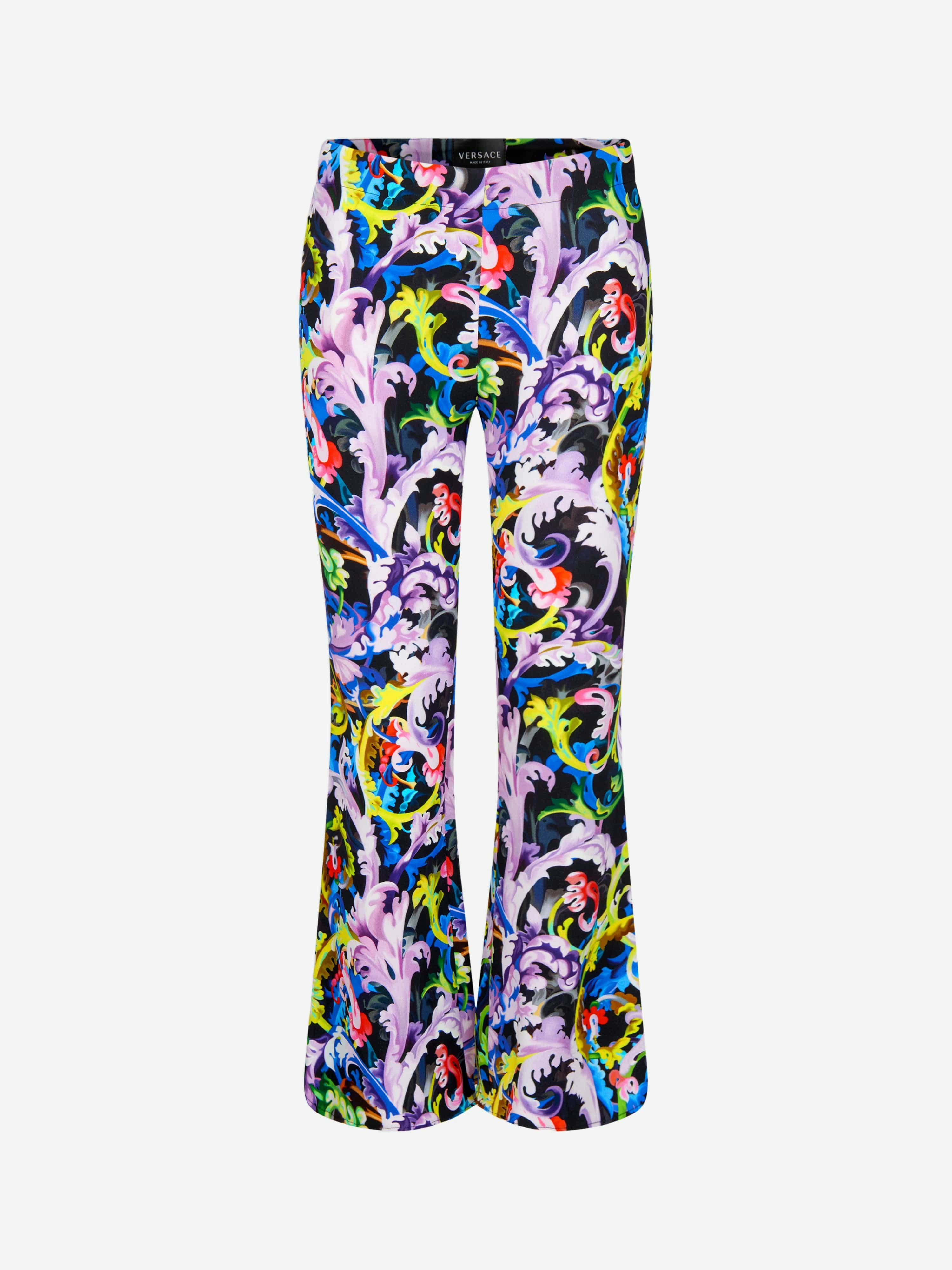 Versace Girls Black Joggers - 8 Yrs