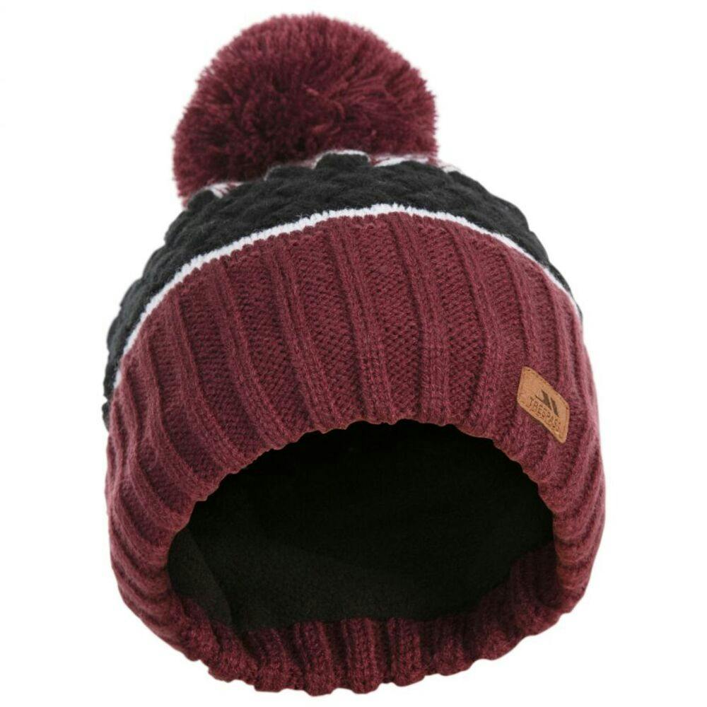 Trespass Kids Axel Beanie - Fig - 2-4 Years - Fig - 100% Polyester