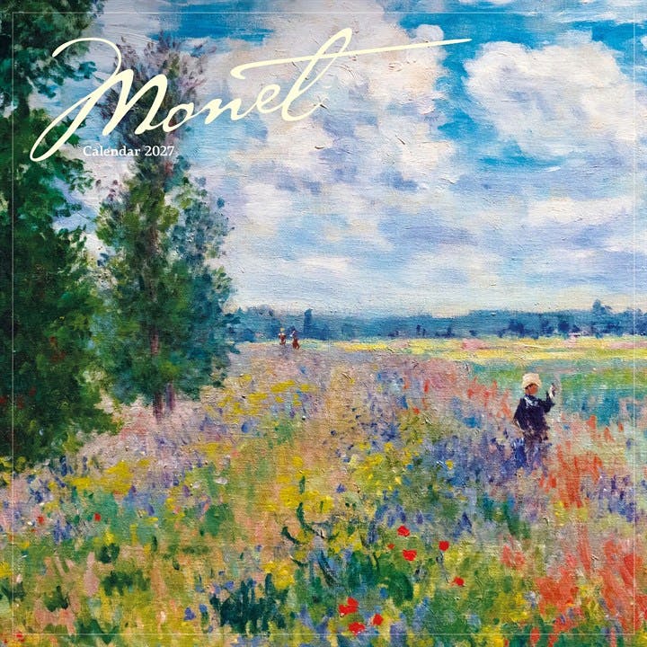 Monet Calendar 2027, Wall Calendars, Month To View, Art, Gift