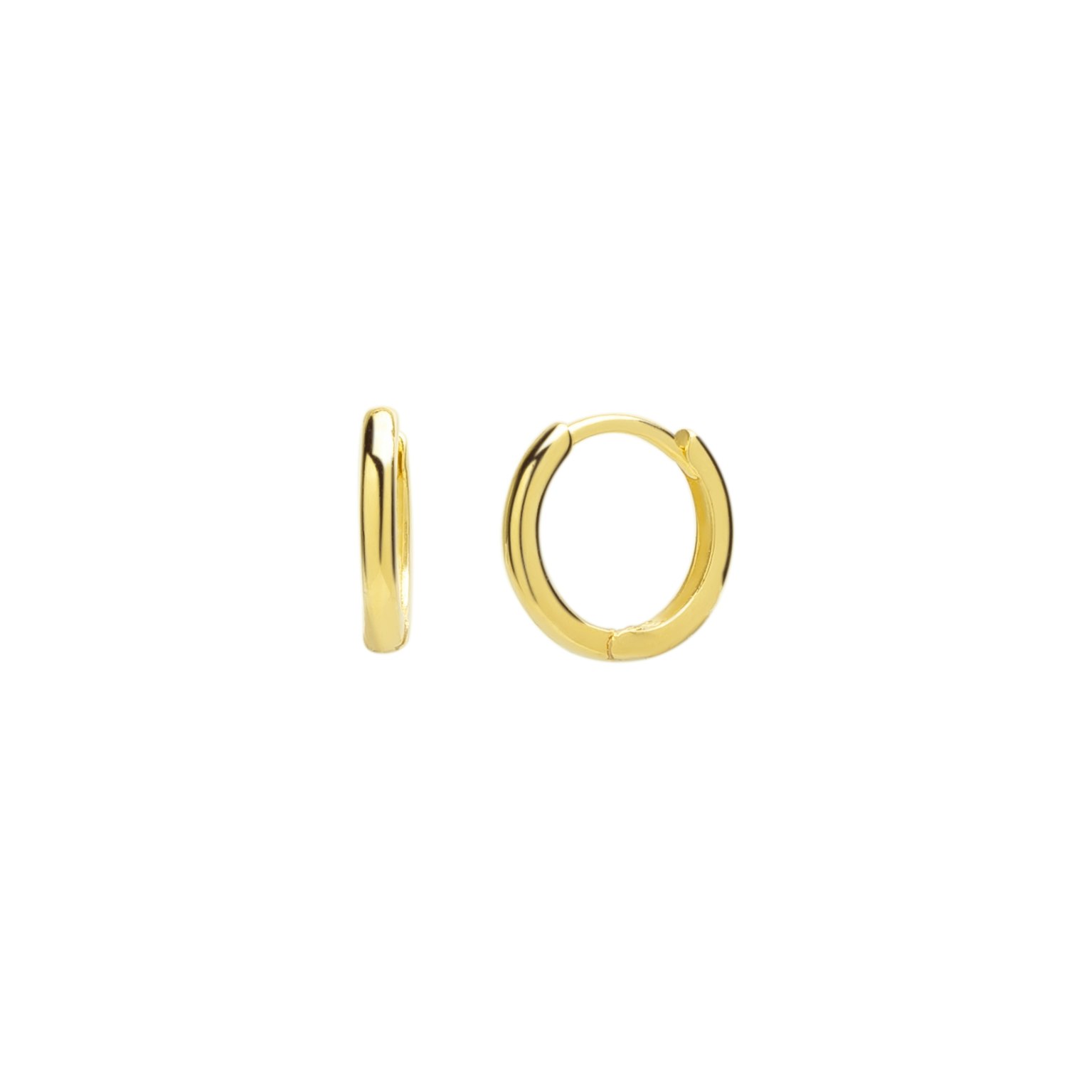 Spero London Silver/Gold Sterling Hoop Earrings