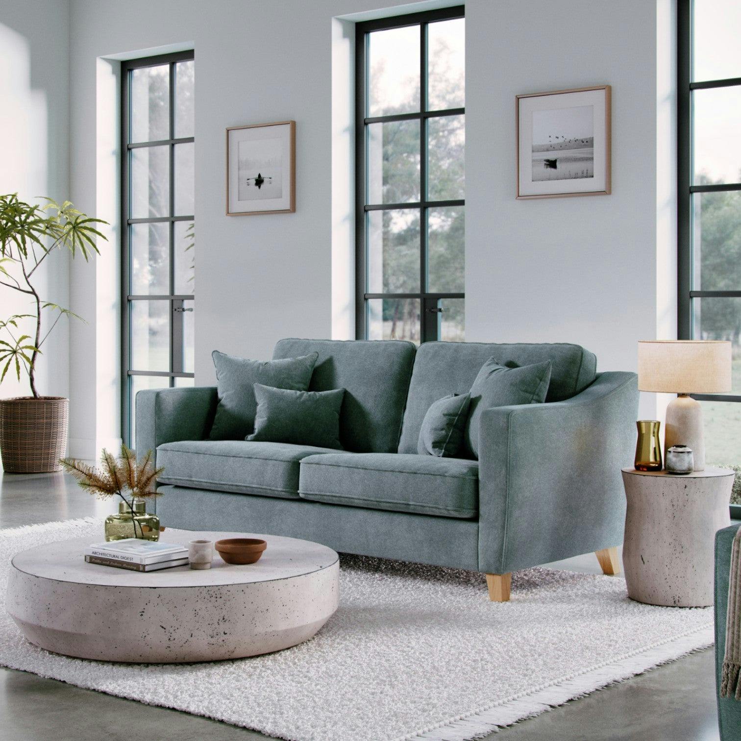 The Great Sofa Company The Elton Medium Sofa - Denim