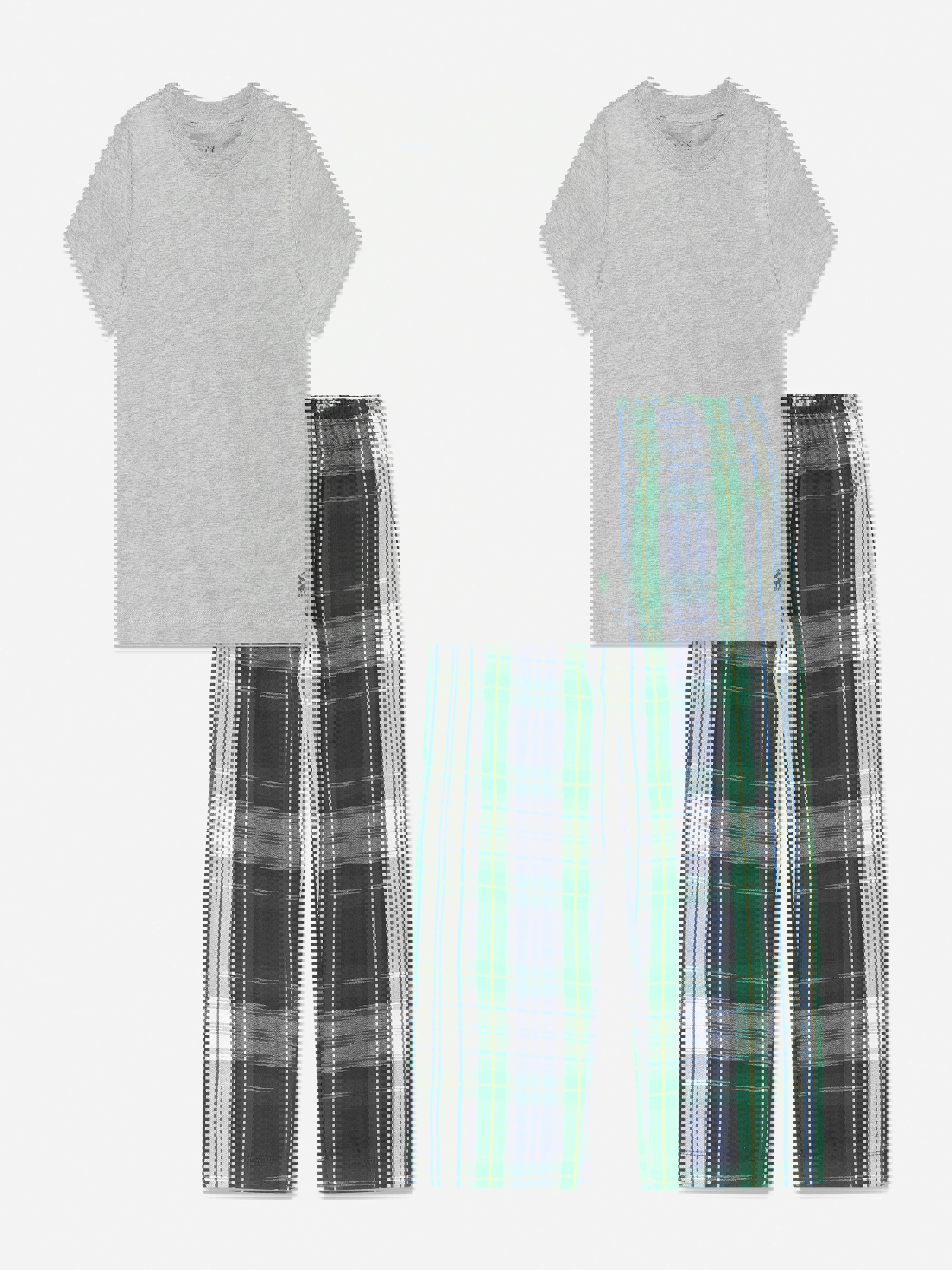 Ralph Lauren Kids Boys Grey Pyjama Set In - 4 Yrs