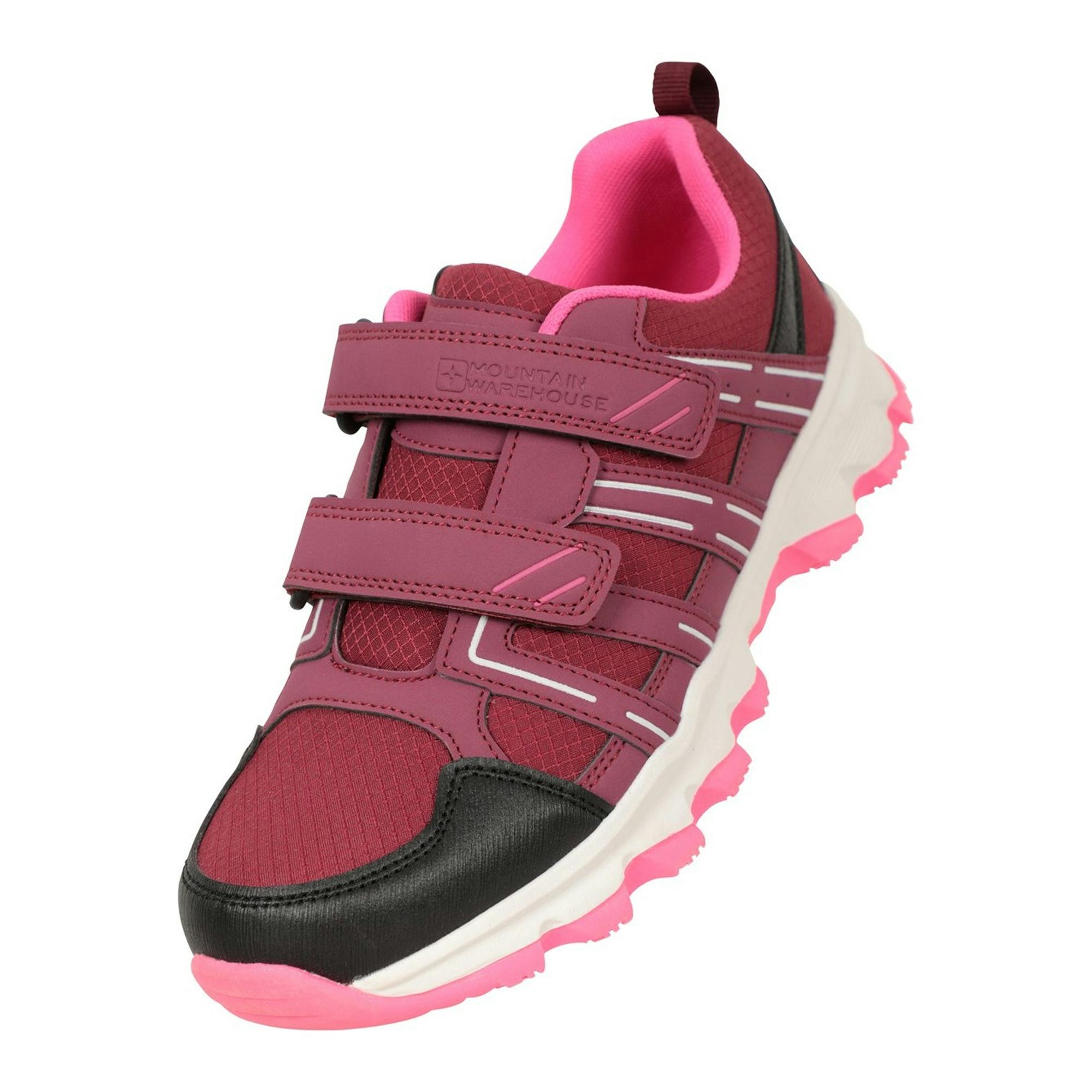 Mountain Warehouse Childrens/Kids Cannonball Walking Shoes - Berry - Berry - 12 Uk Child - 50% Textile/50% Synthetic