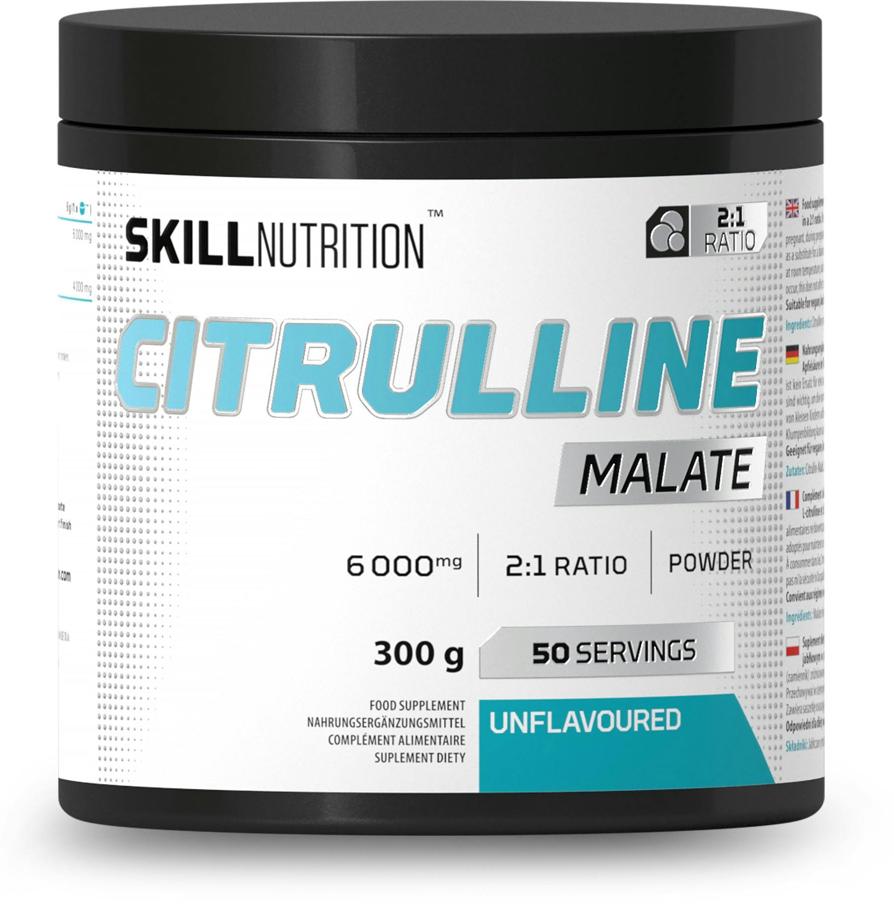 Citrulline Malate 2:1 Powder 300g 6000mg Per Serving Pre-Workout Vegan - Image 4