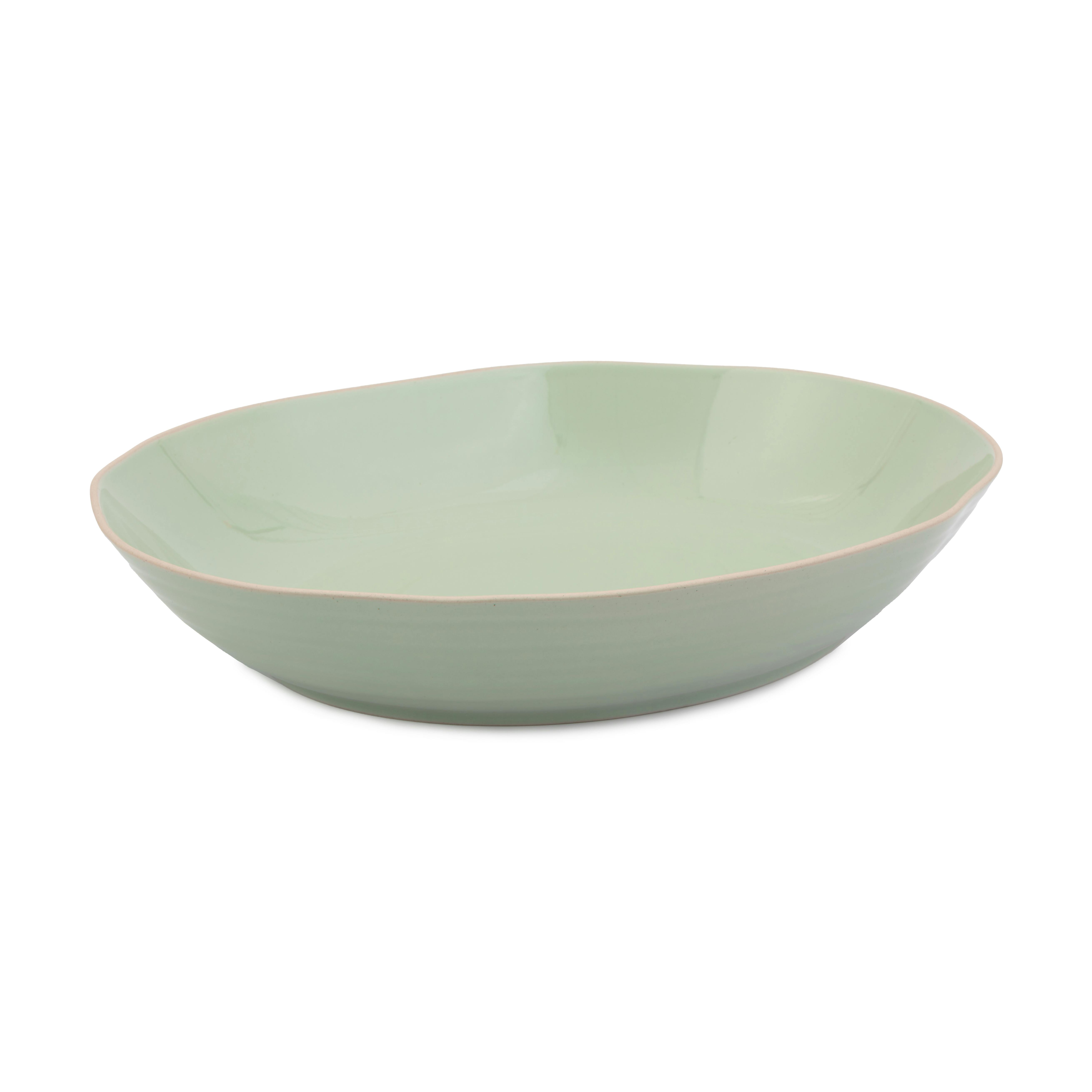 Jamie Oliver Green Big Love Bowl, Stoneware, 39Cm, - Stoneware - Serving Bowl