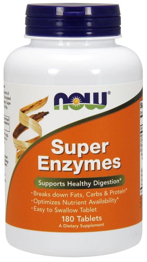Now Foods Super Enzymes - 180 Tabs