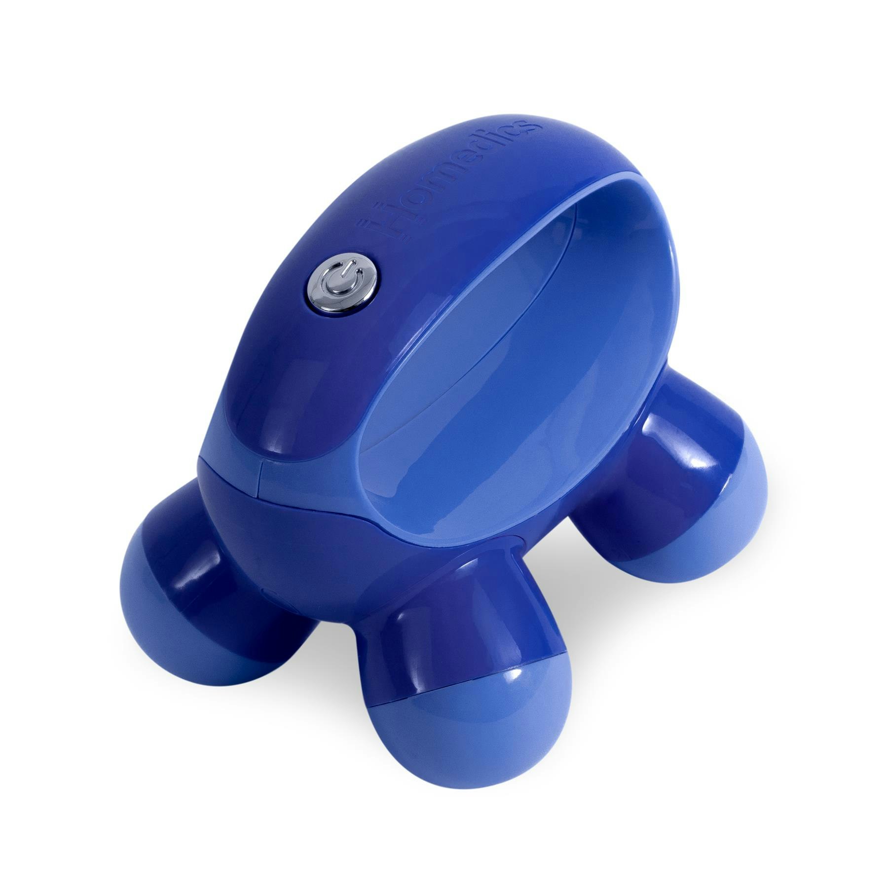Homedics Blue Quatro Mini Hand-Held Massager With Hand Grip Battery Operated - Mini Massager - 1