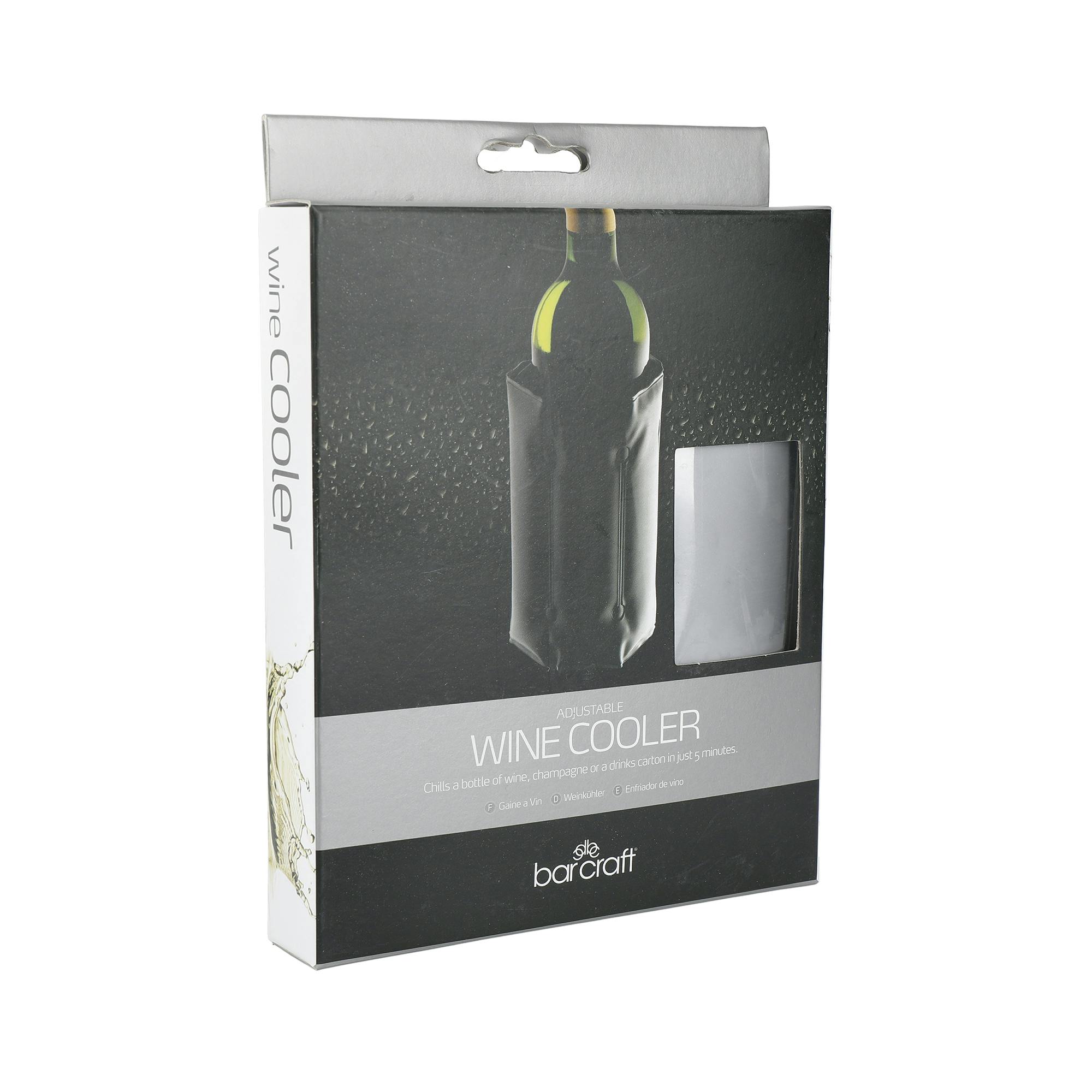Rackhams Silver Wrap Around Wine Cooler - Polyvinyl Chloride