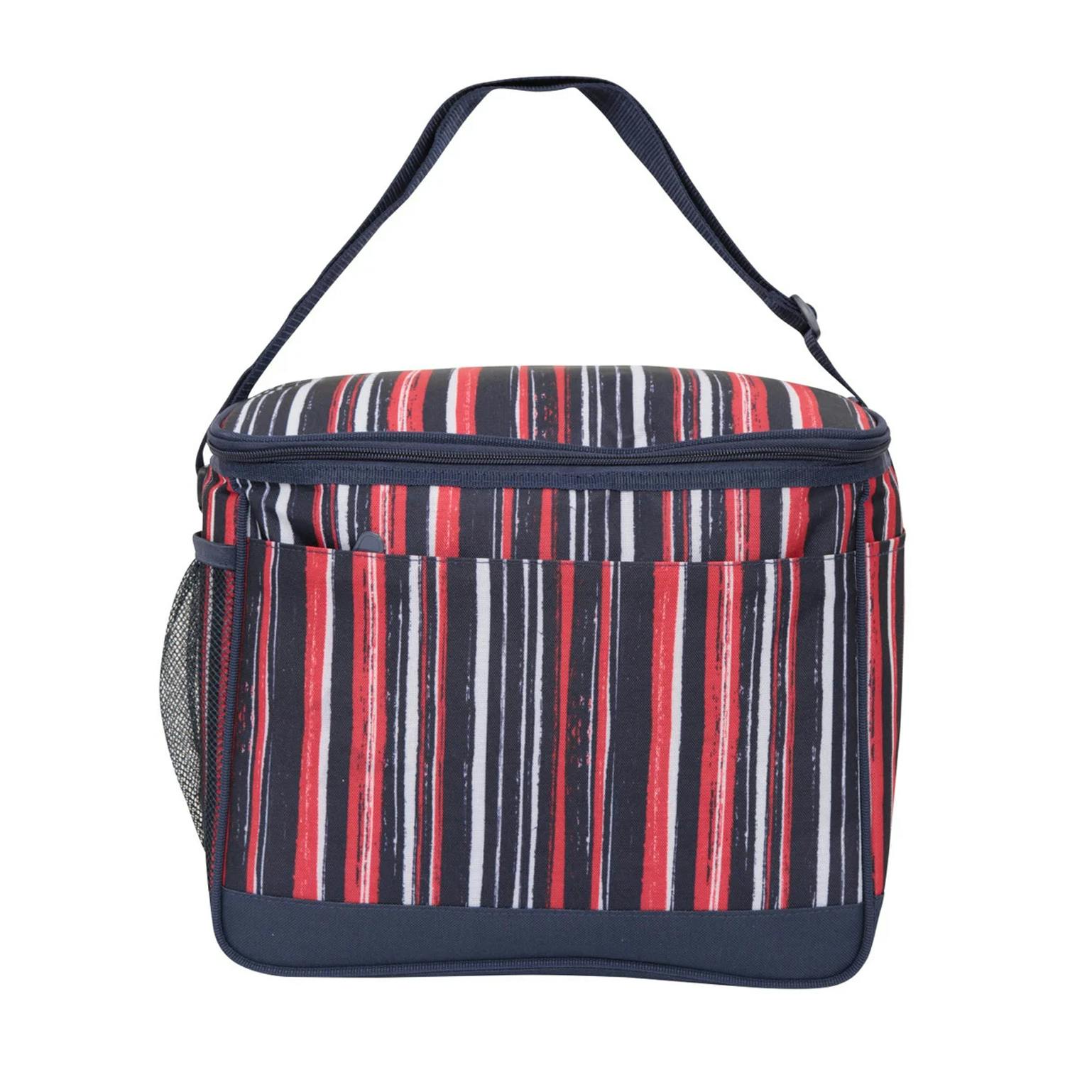 Mountain Warehouse Dark/Blue 25L Striped Cooler Bag - One Size - 100% Mixed