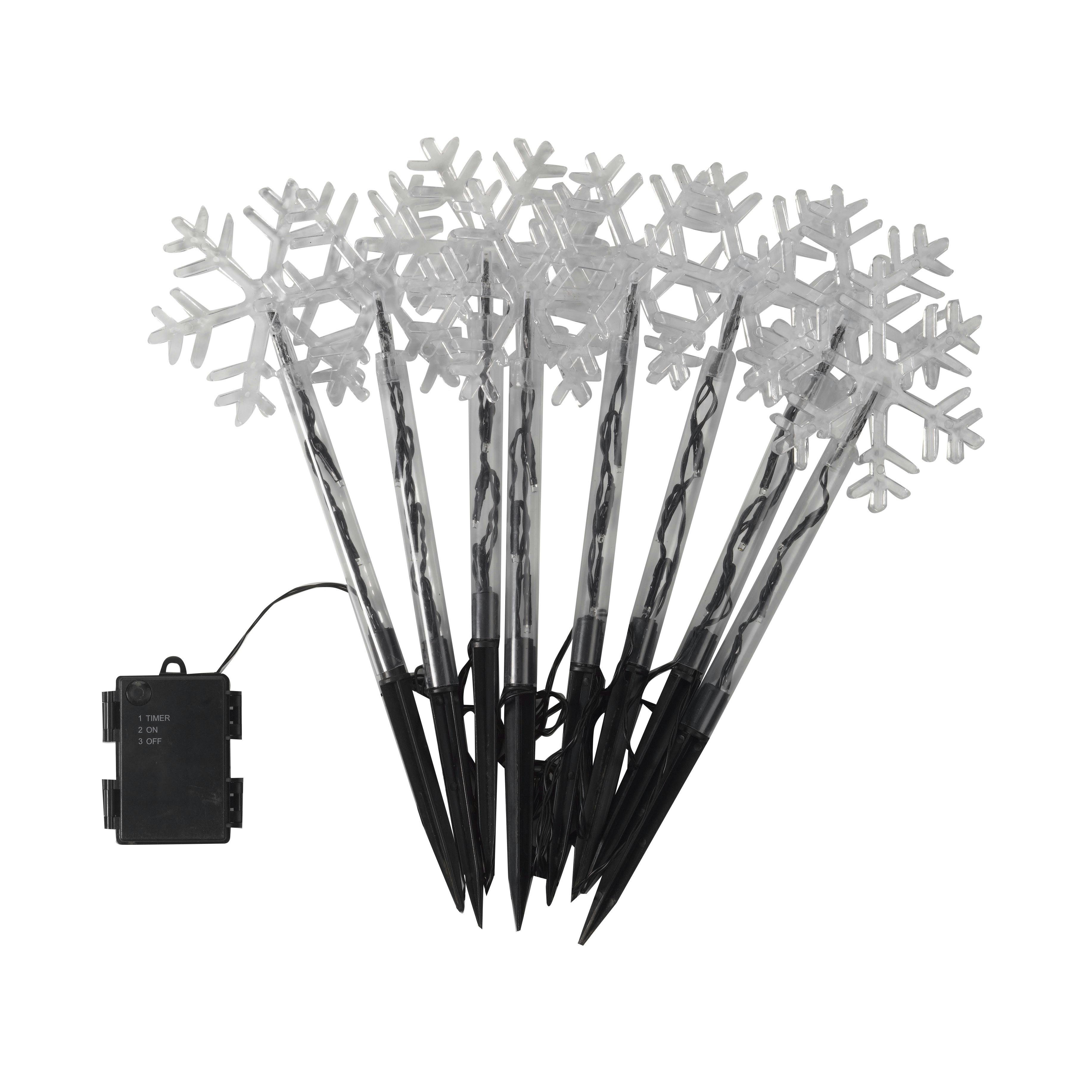Mysmartbuy Dark Snowdecor Stakes Set Of 8 Multi Coloured - One Size - Image 3