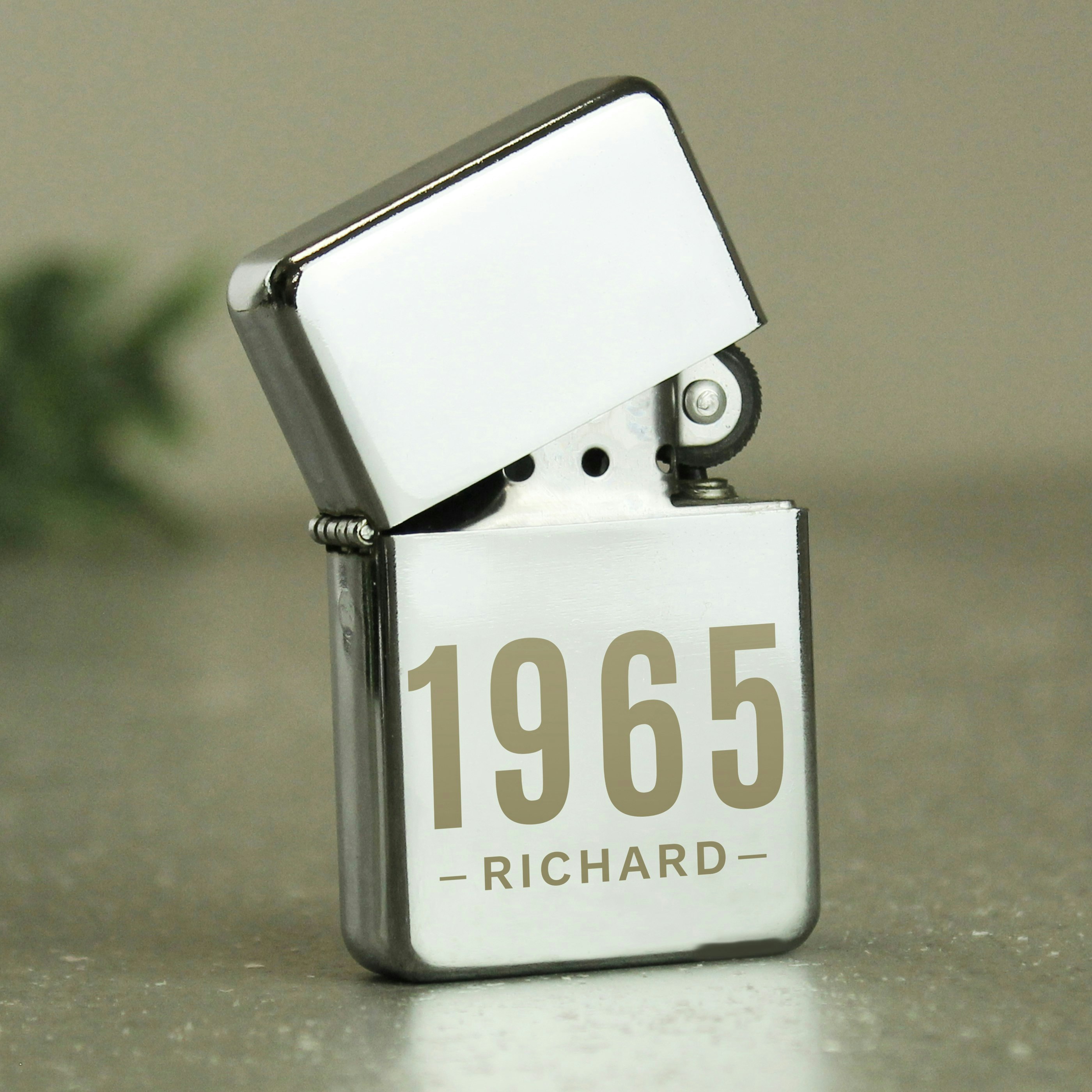 Rackhams Personalised Date & Name Lighter