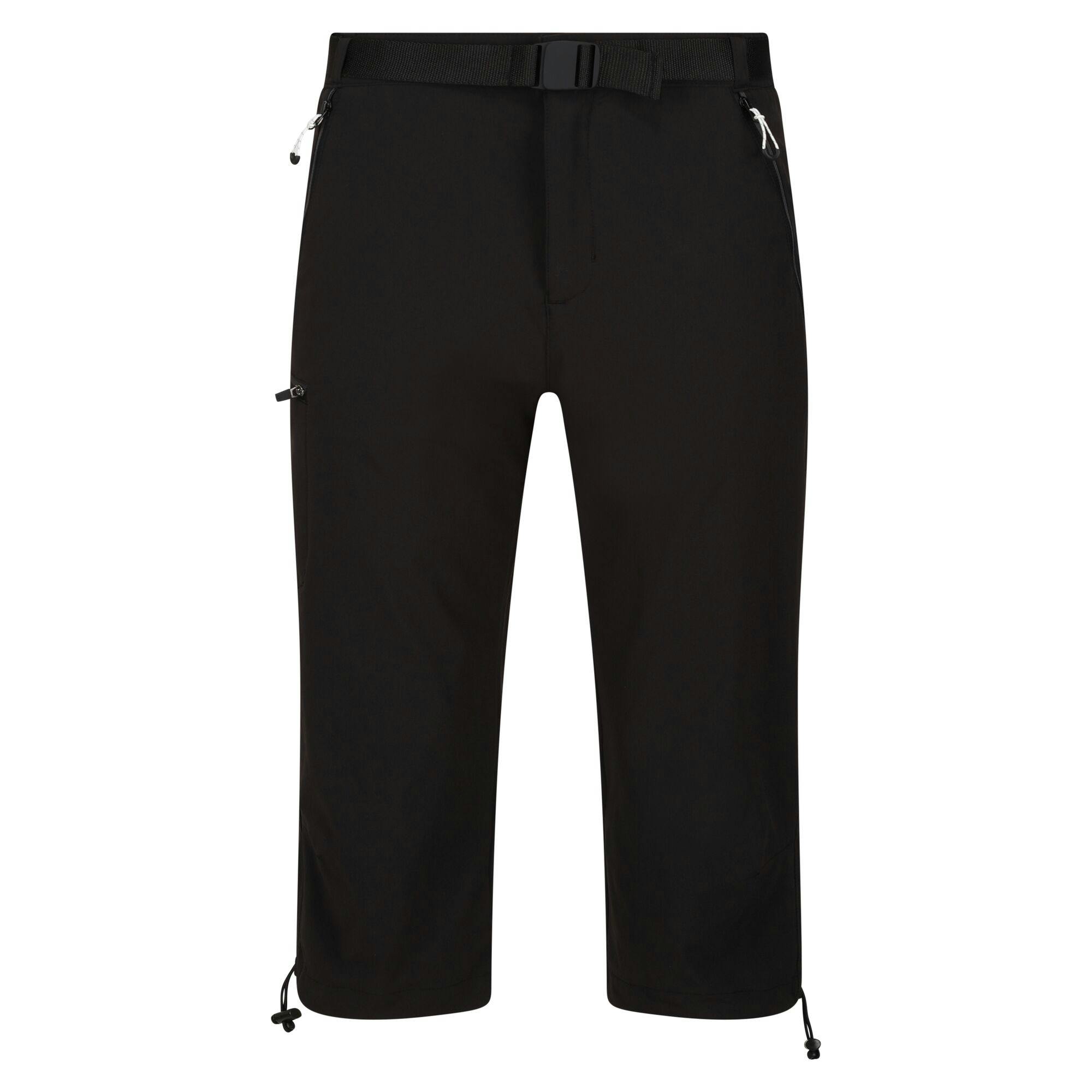 Regatta Men's Black Xert Stretch Iii Stretch Active Capri Shorts - 32R