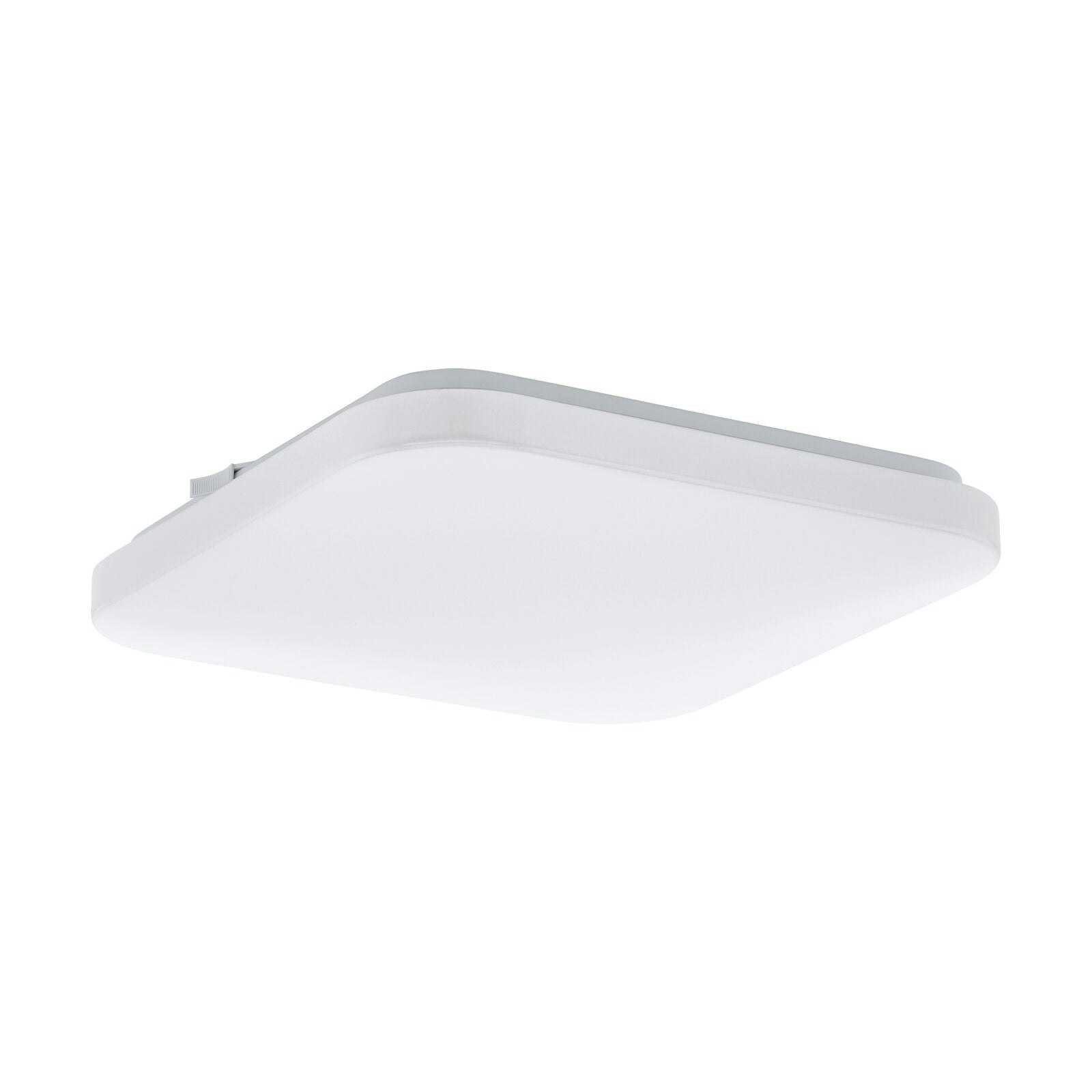 Loops Light/White Wall Flush Ceiling Colour Shade Plastic Bulb Led 11.5W Size 11