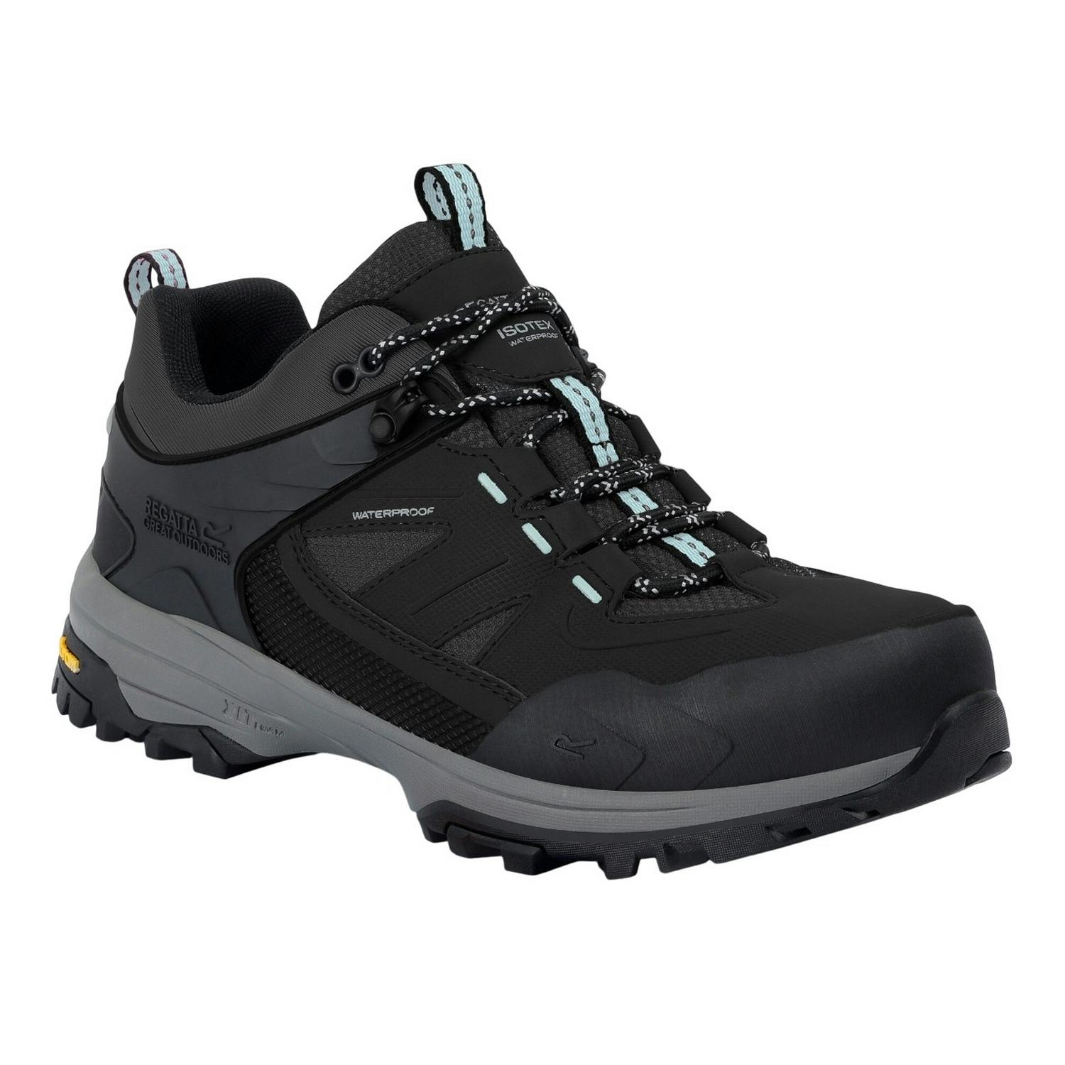 Regatta Women's Black Regen Low Walking Shoes - /Aqua - 7 Uk - /Aqua - 100% Mixed
