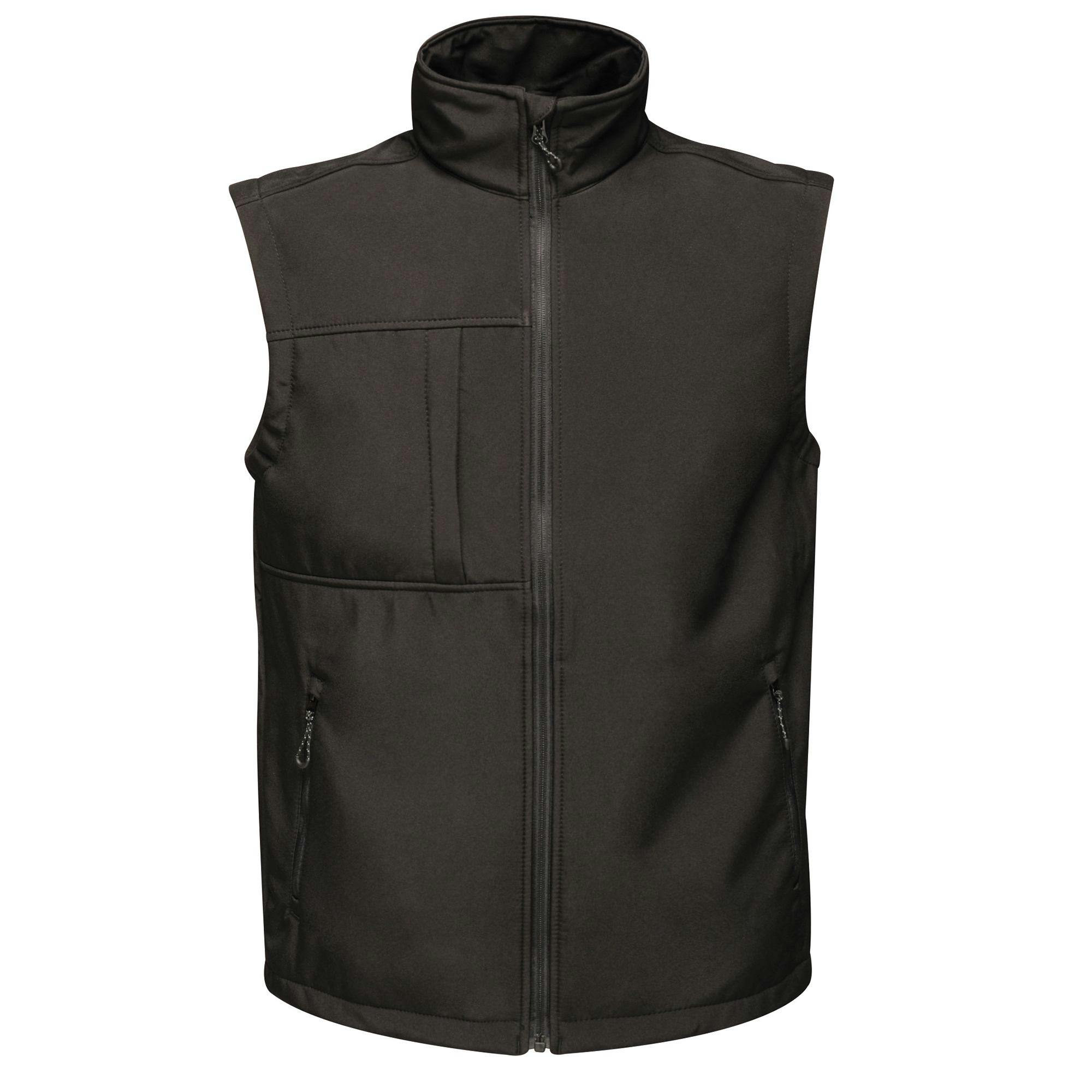 Regatta Men's Black Professional Softshell 3 Layer Body Warmer - 4XL - 100% Polyester