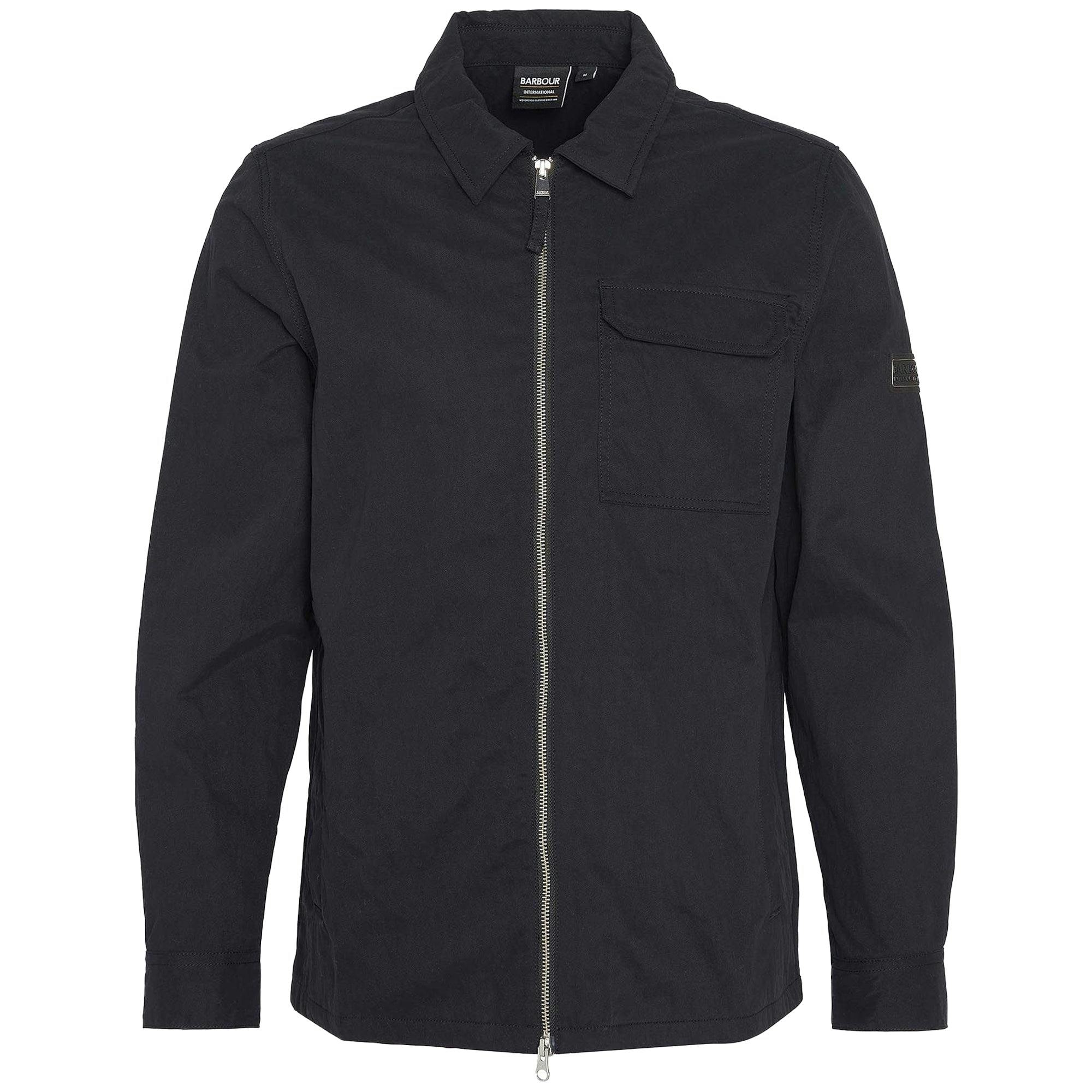 Barbour International Black Maze Peached Overshirt - X-Large