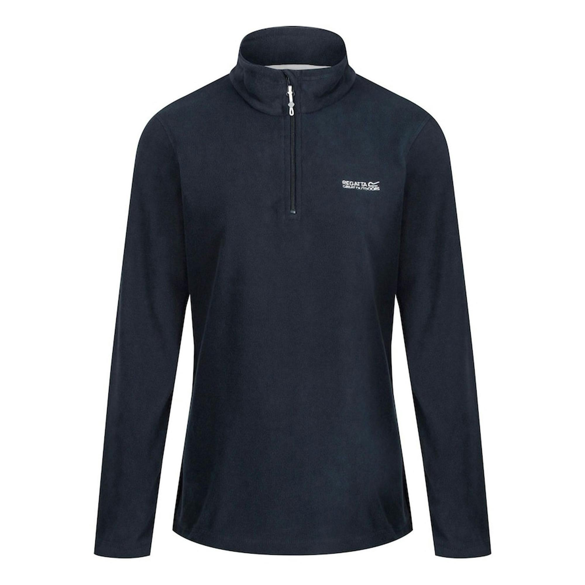Regatta Women's Sweetheart Quarter Zip Fleece Top - Navy - 18 Uk - Navy - 70% Polyester/30% Recycled Polyester