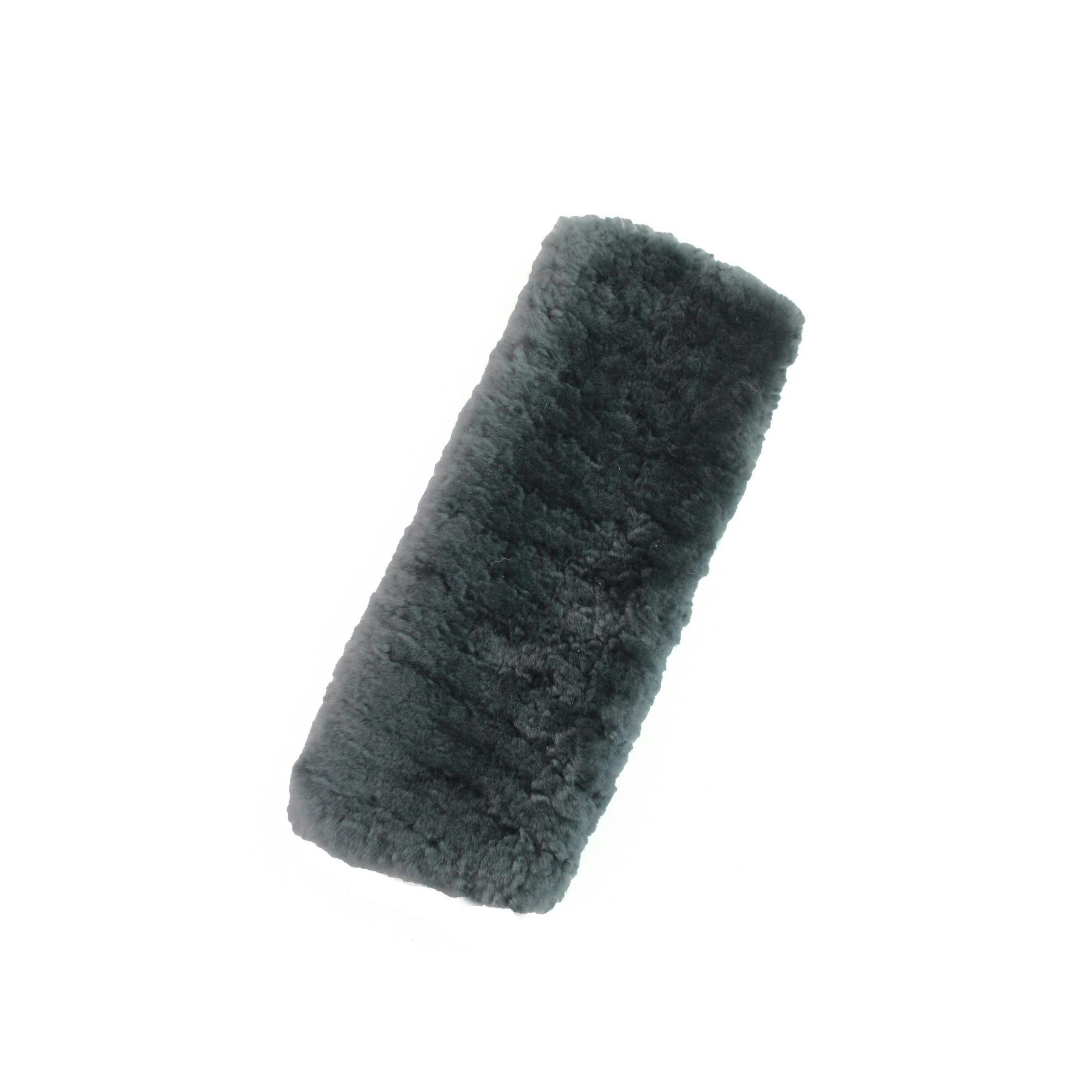 (28Cm, ) Eastern Counties Leather Sheepskin Seat Belt Cover Grey - Image 3