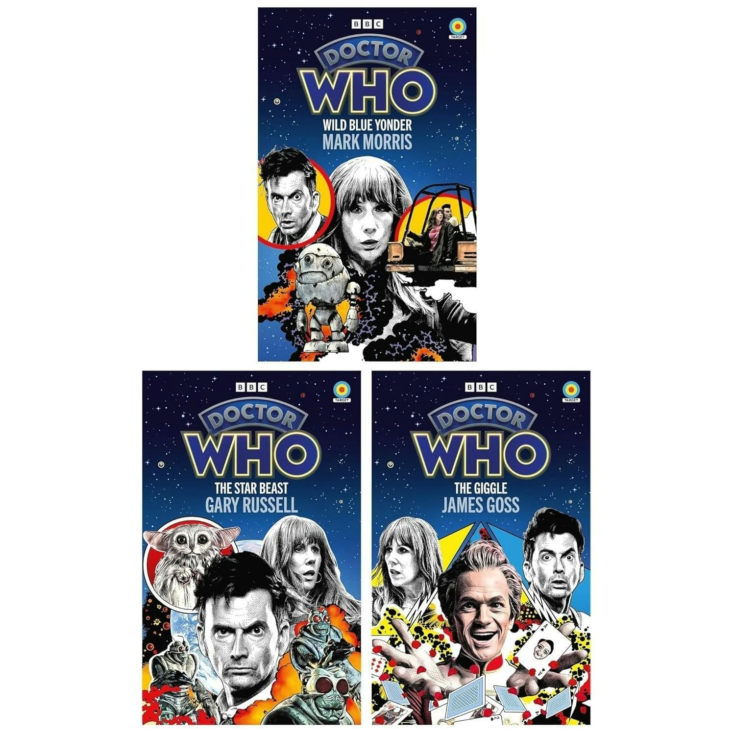 Bbc Books Blue Doctor Who Target Collection 3 Books Set (Doctor Who: The Star Beast, The Giggle & Wild Yonder)