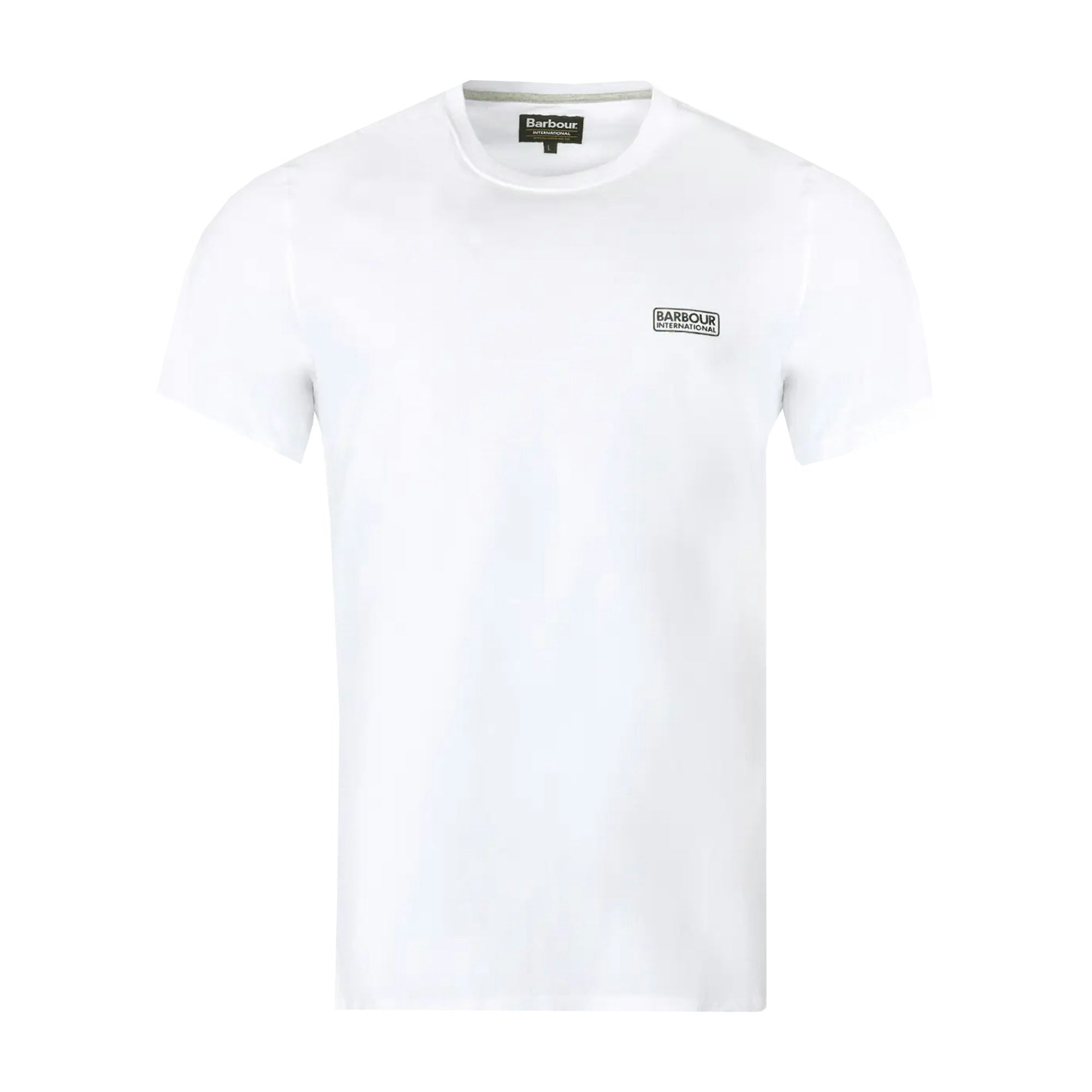 Barbour Men's White/Black International Small Logo T-Shirt - M