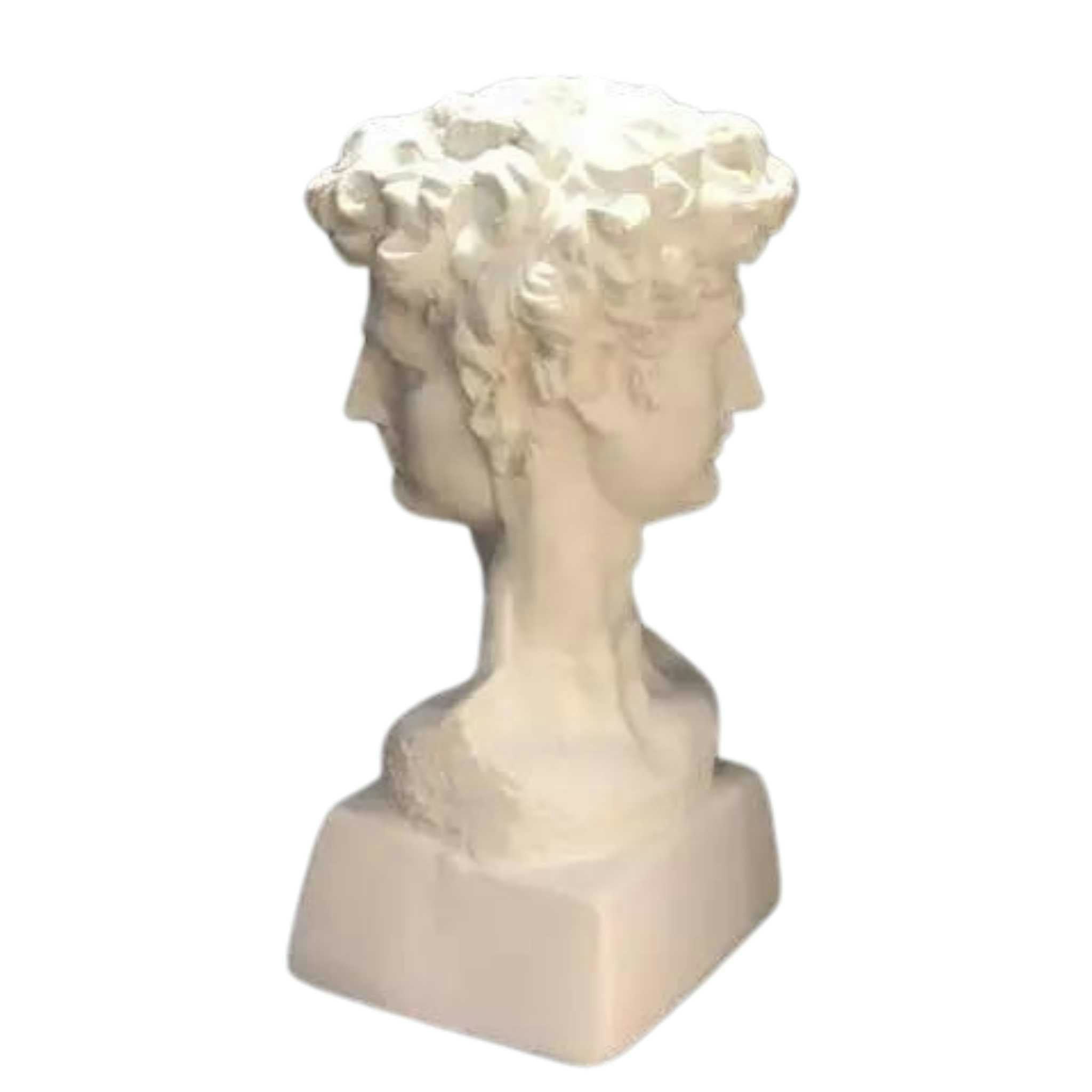 Rackhams Double Head David - Plaster - 35 X 22 Cm