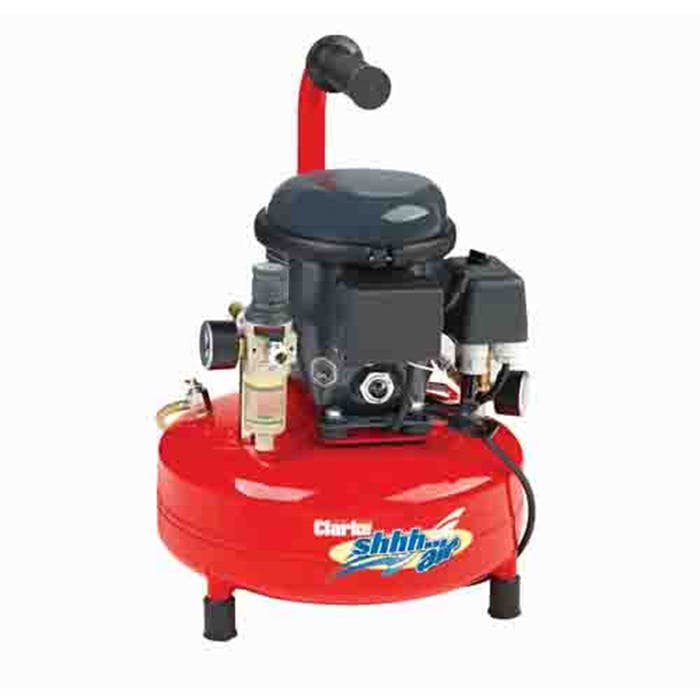 Rackhams Men's Light Clarke Shhh Air 30/9 0.88Cfm 9 Litre 0.3Hp Quiet Run Compressor (230V) - 2320865
