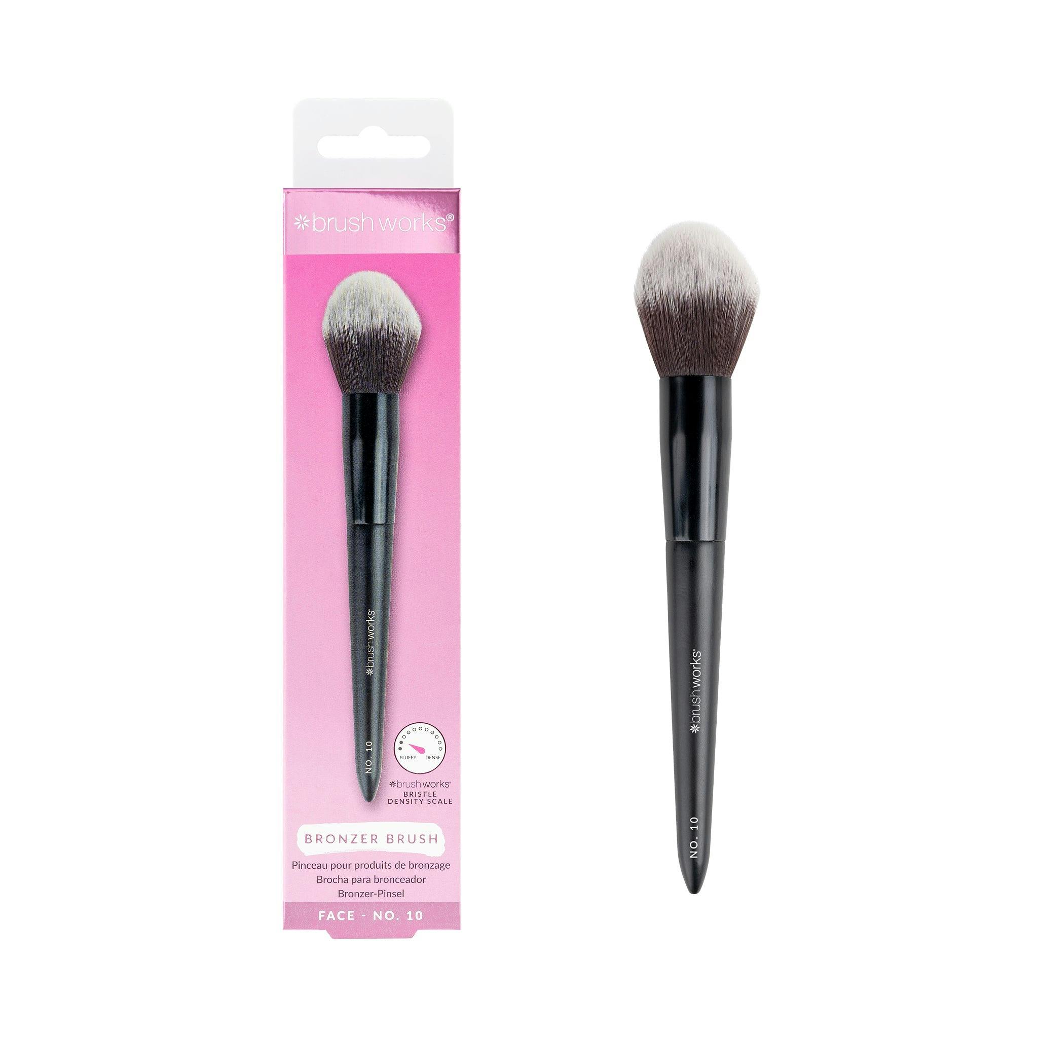 Brushworks Cream/Light No. 10 Bronzer Brush - Image 3