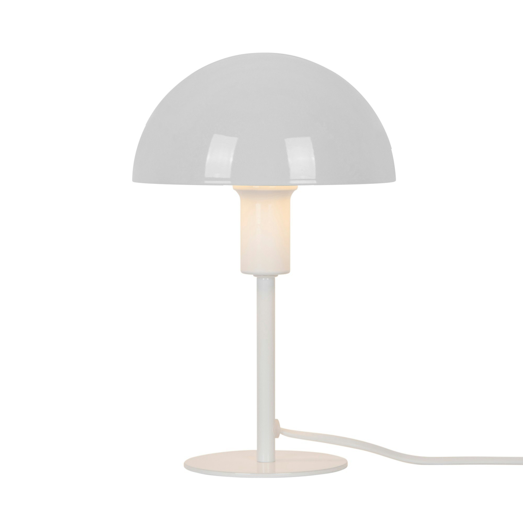 Rackhams White Ellen Mini | Table Lamp | - Metal - Size 1