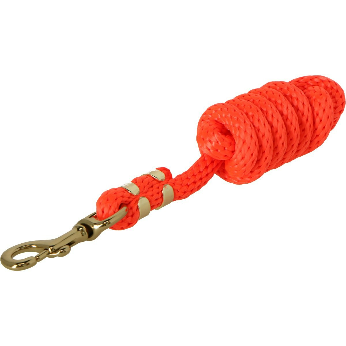 Shires Orange Topaz Horse Lead Rope - 1.8M