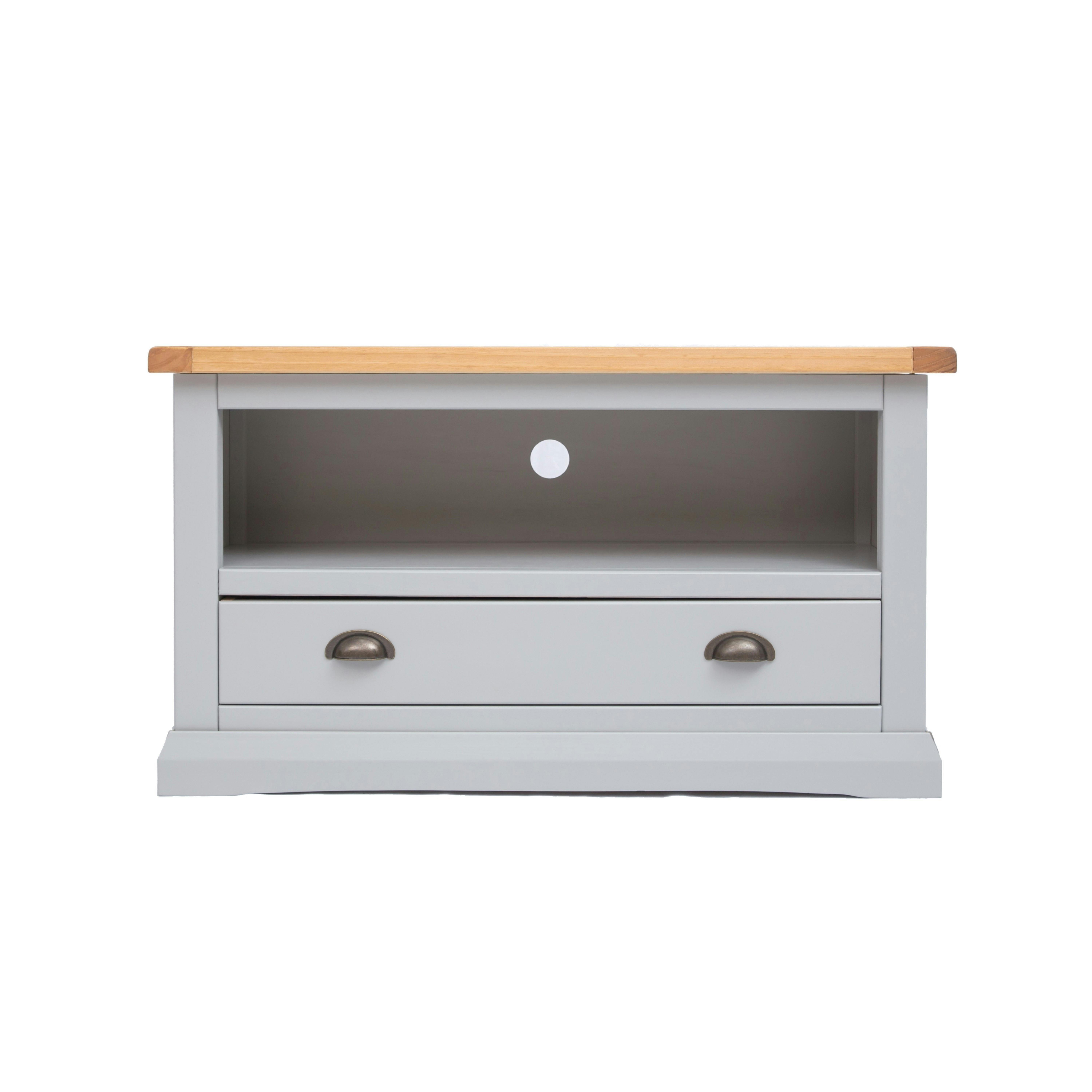 Cabinet Bits Loreo 1 Drawer Tv Stand - Grey - Image 2