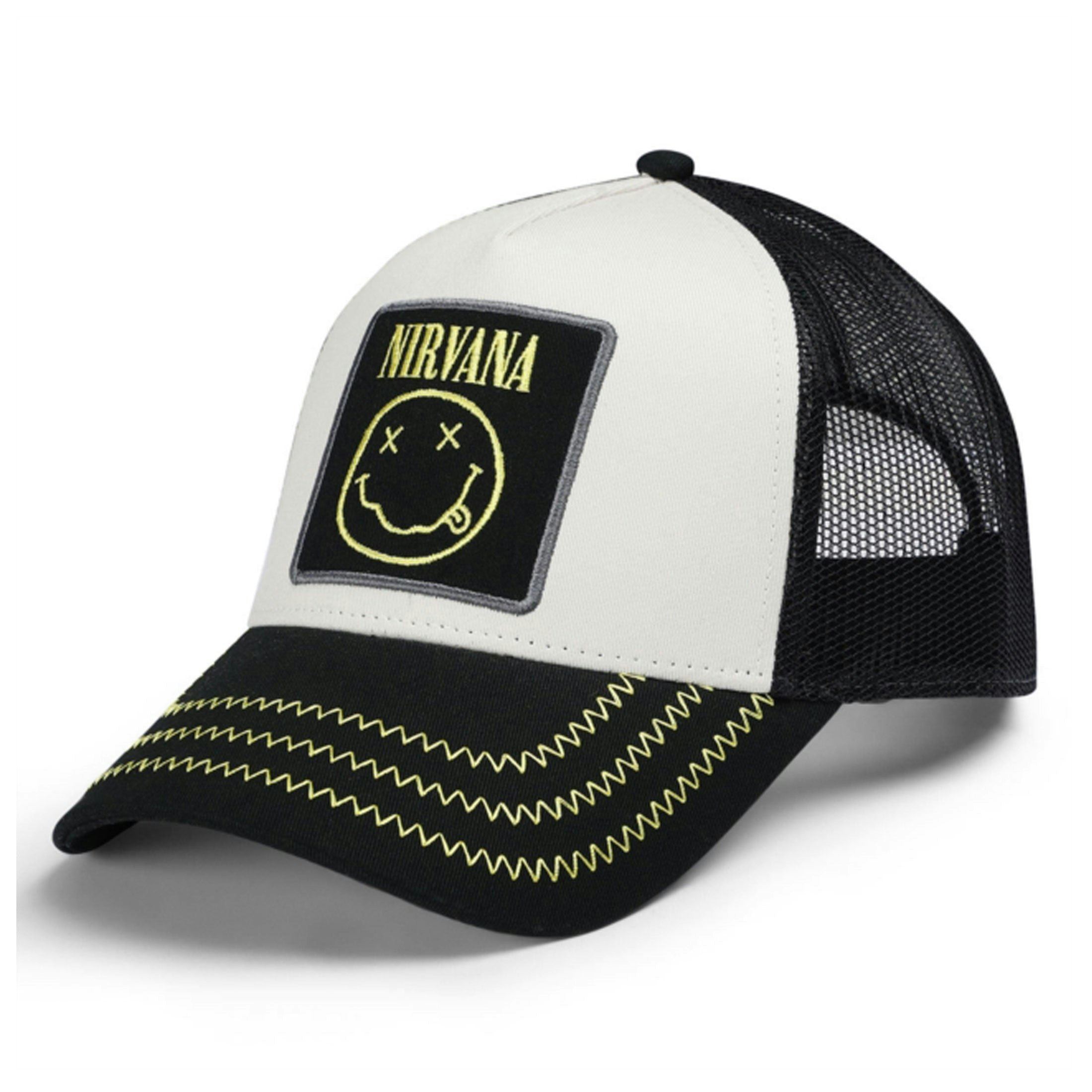 Paradiso Clothing Nirvana Band Logo Trucker Baseball Cap