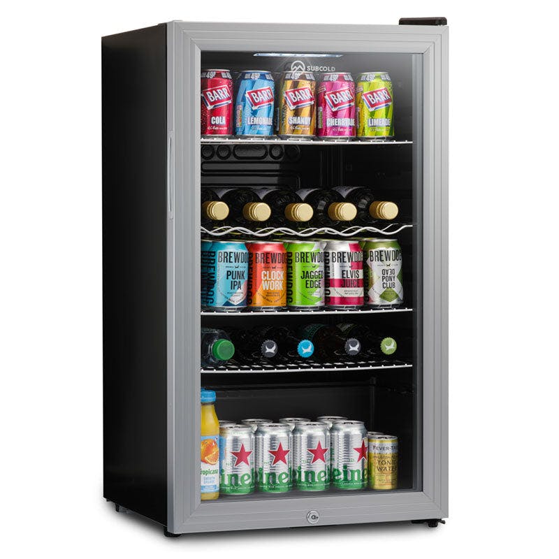 Subcold Black/Silver Super 85 Led Beer Fridge