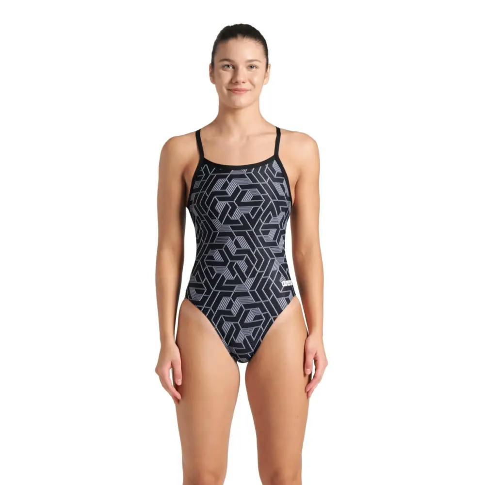 Arena Black Escape Challenge Back Swimsuit - Team - Uk Size 32