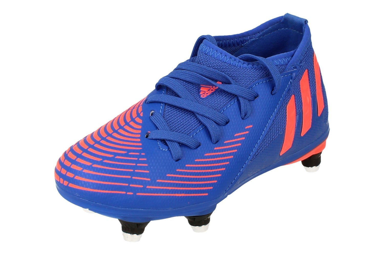 Adidas Blue/Red Predator Edge.3 Sg Junior Football Boots Gy8075 - Uk 11K | Us 11.5K | Eu 29