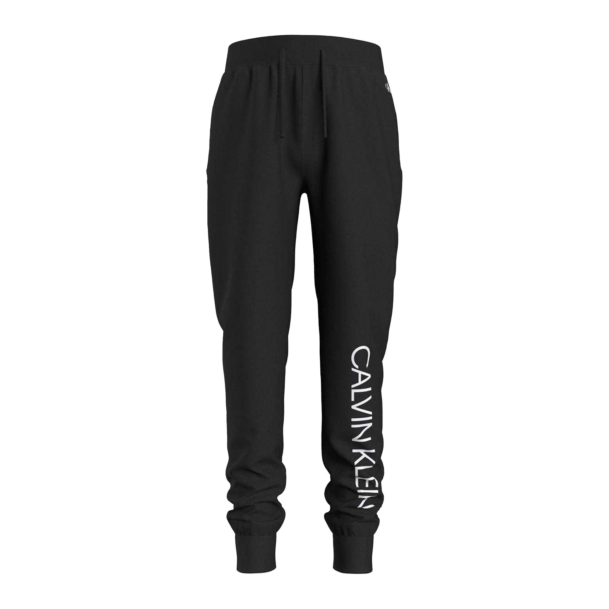 Calvin Klein Boys Black Institutional Jogging Bottoms - 10 Years - 100% Mixed